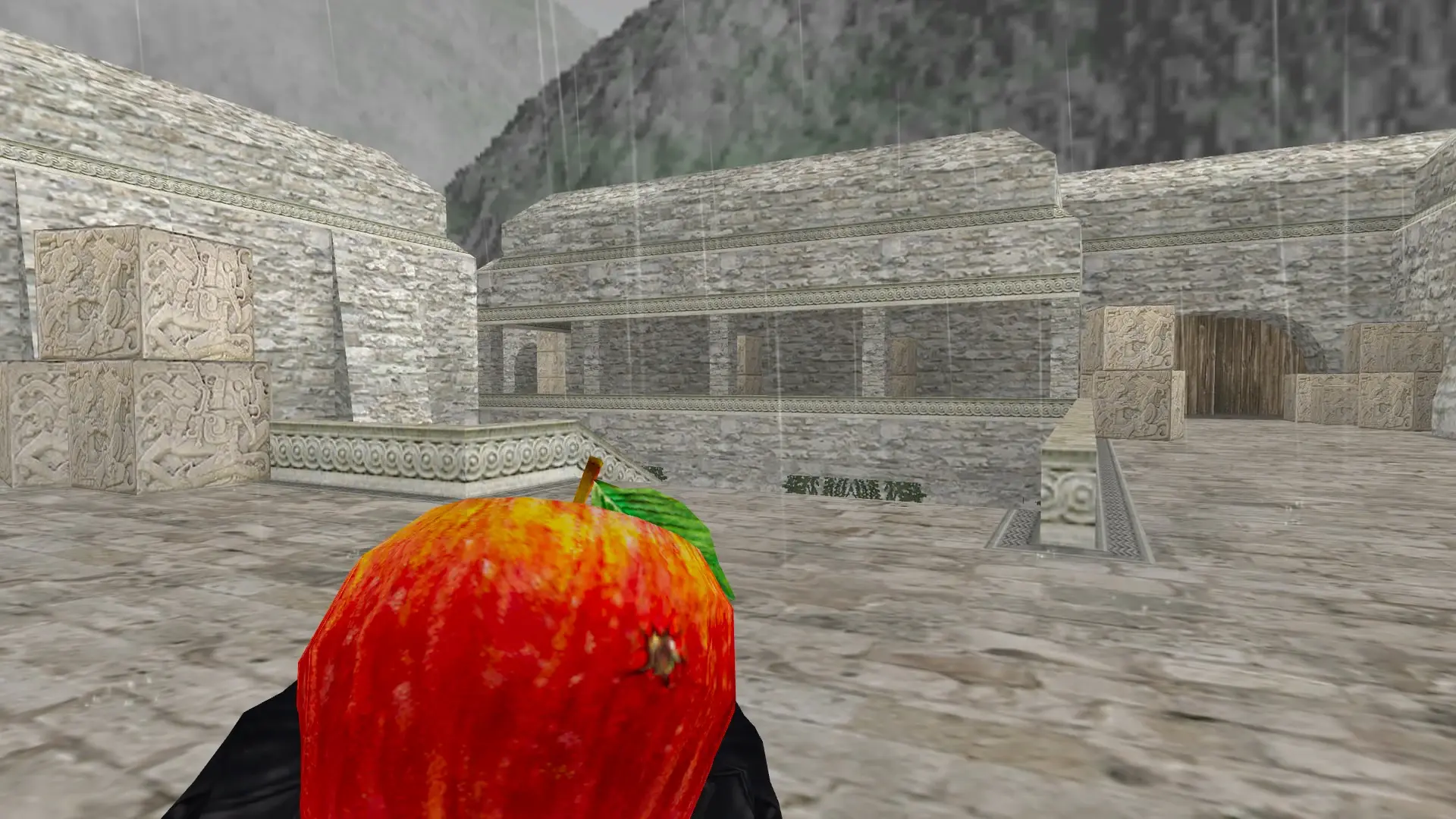 Apple and Arrow Grenade — de_aztec (first person)