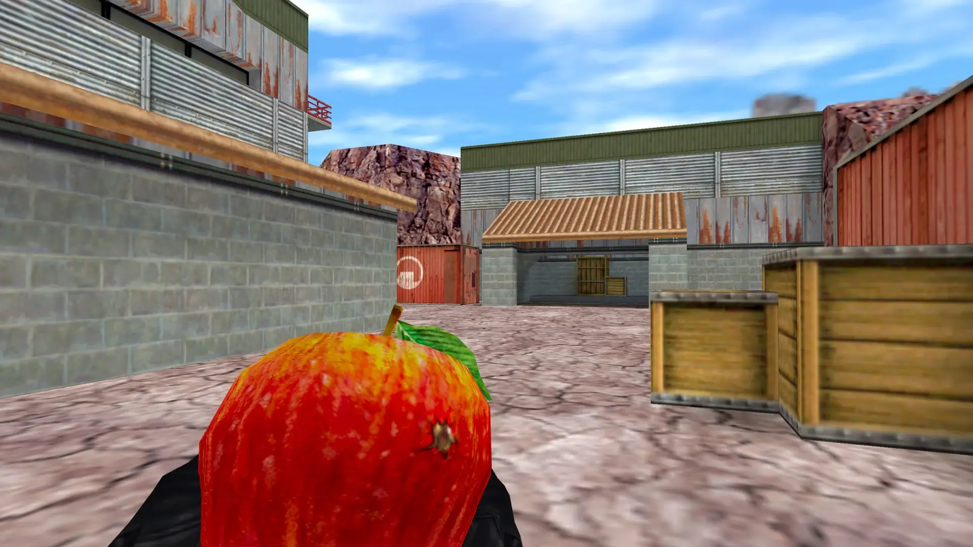 Apple and Arrow Grenade — de_nuke (first person)