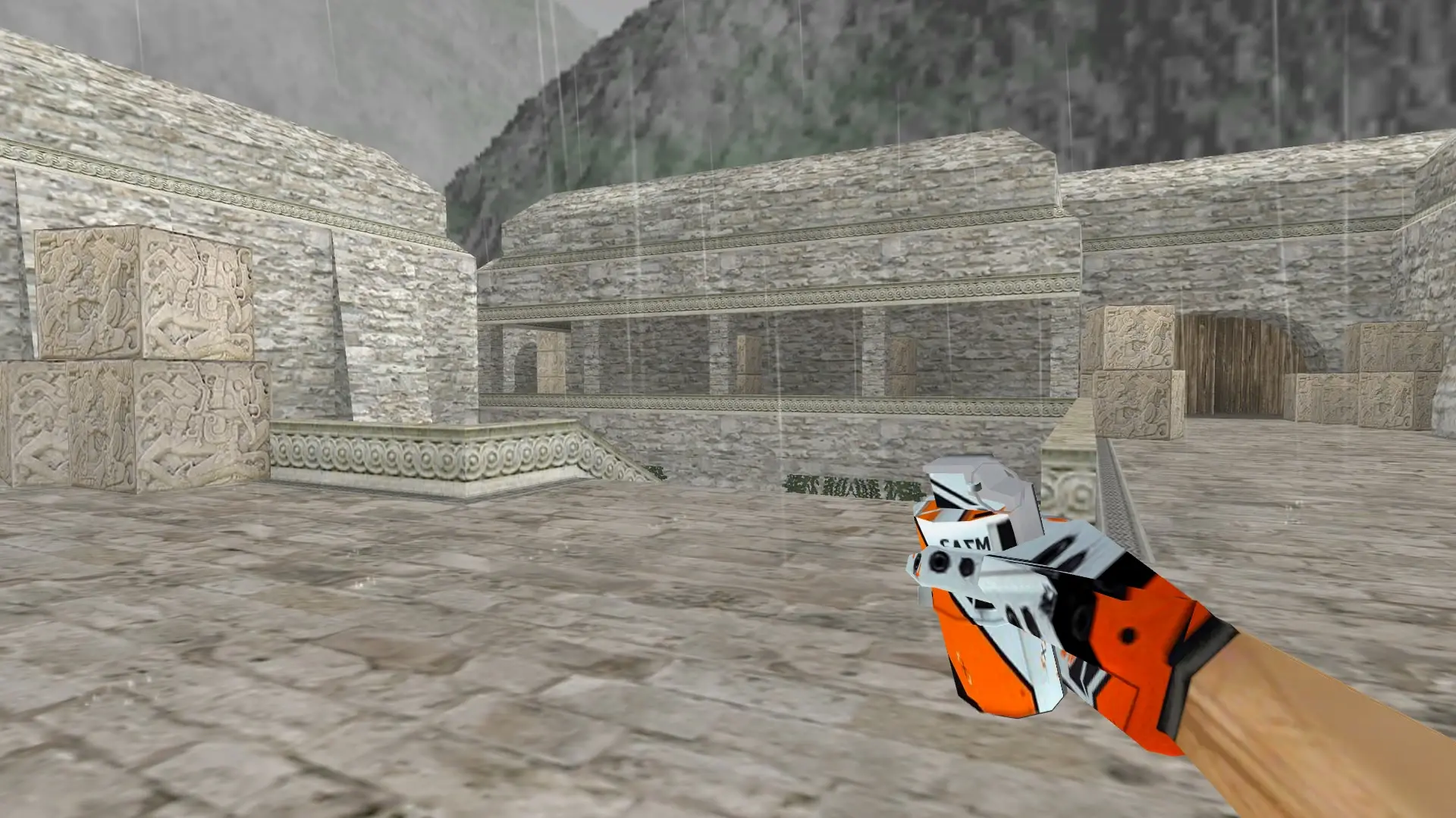 Asiimov Grenade Pack — de_aztec (first person)