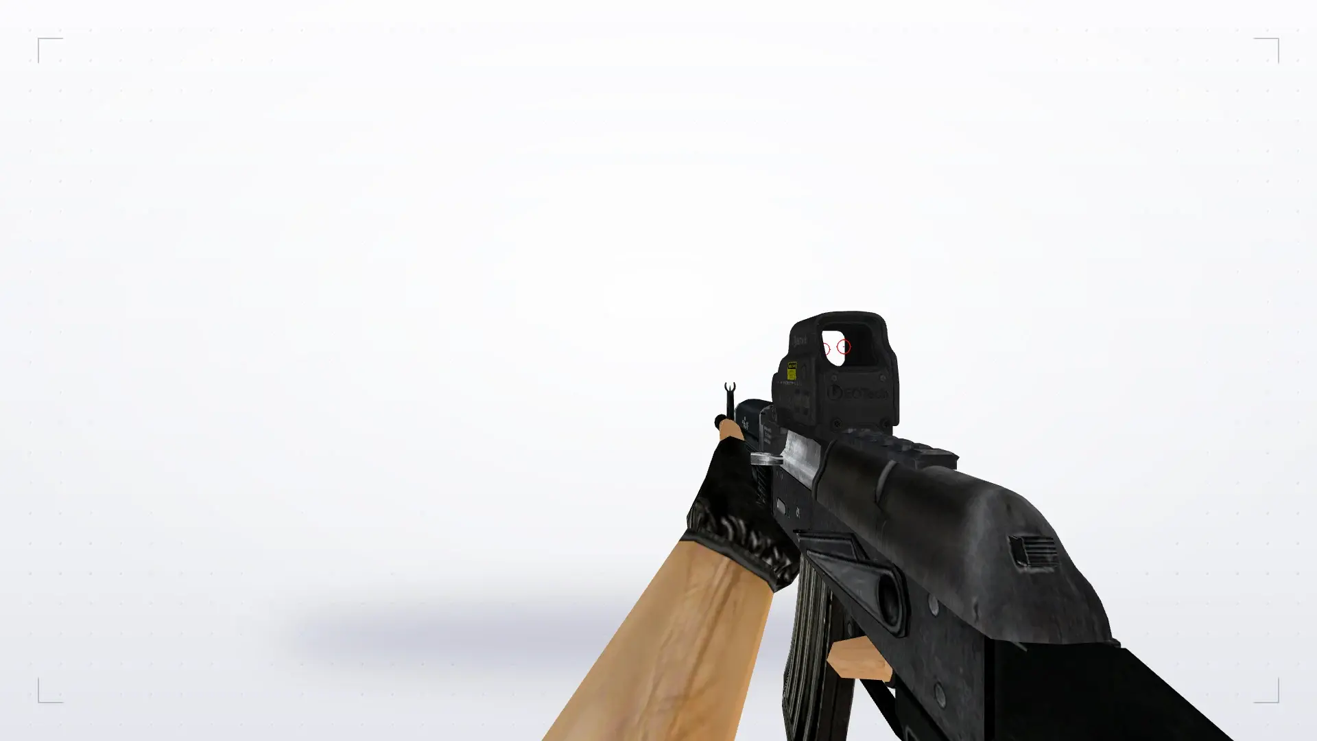 AK-103 EOTech EXPS3 — first person