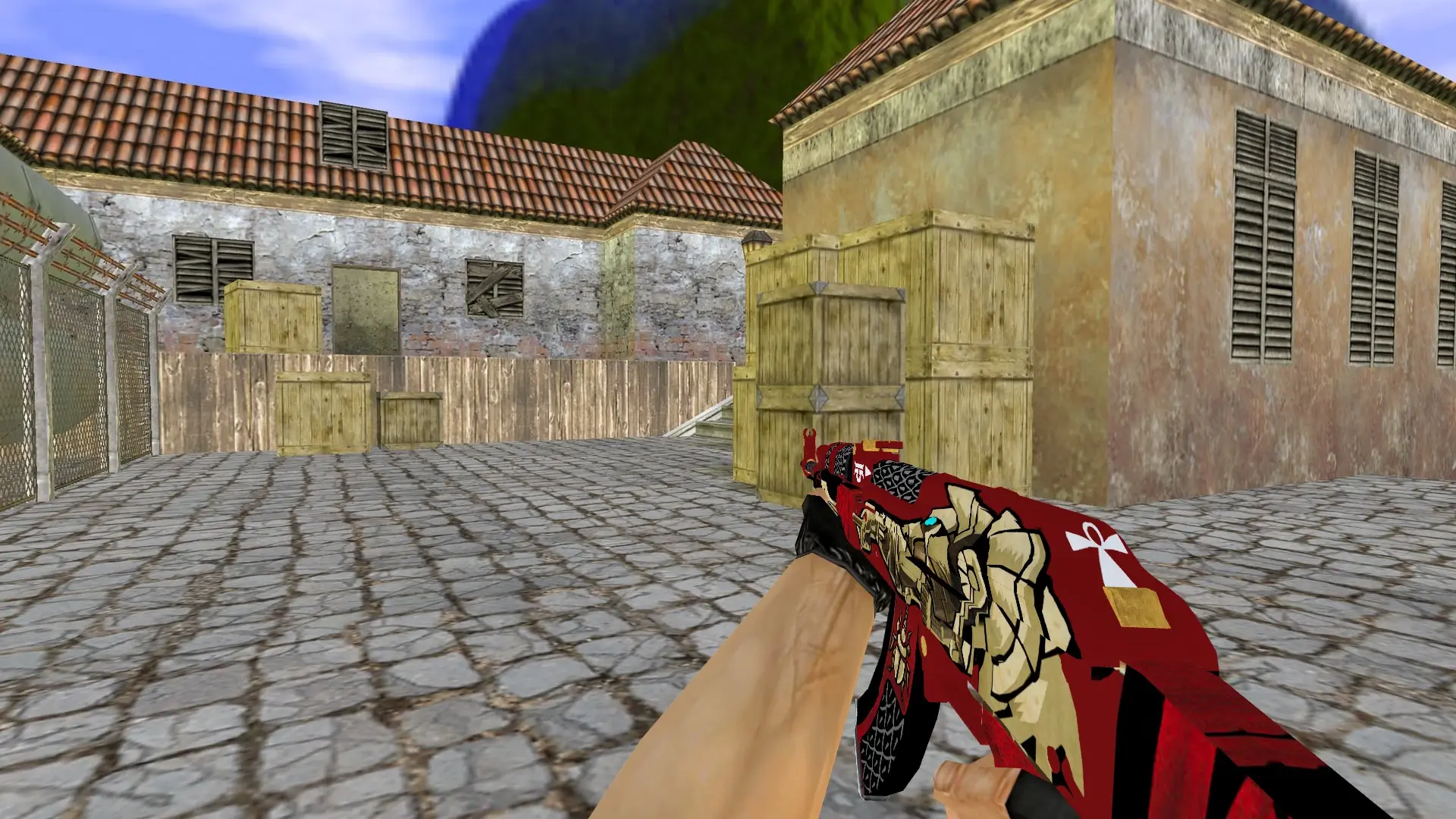 AK-47 Anubis — de_inferno (first person)