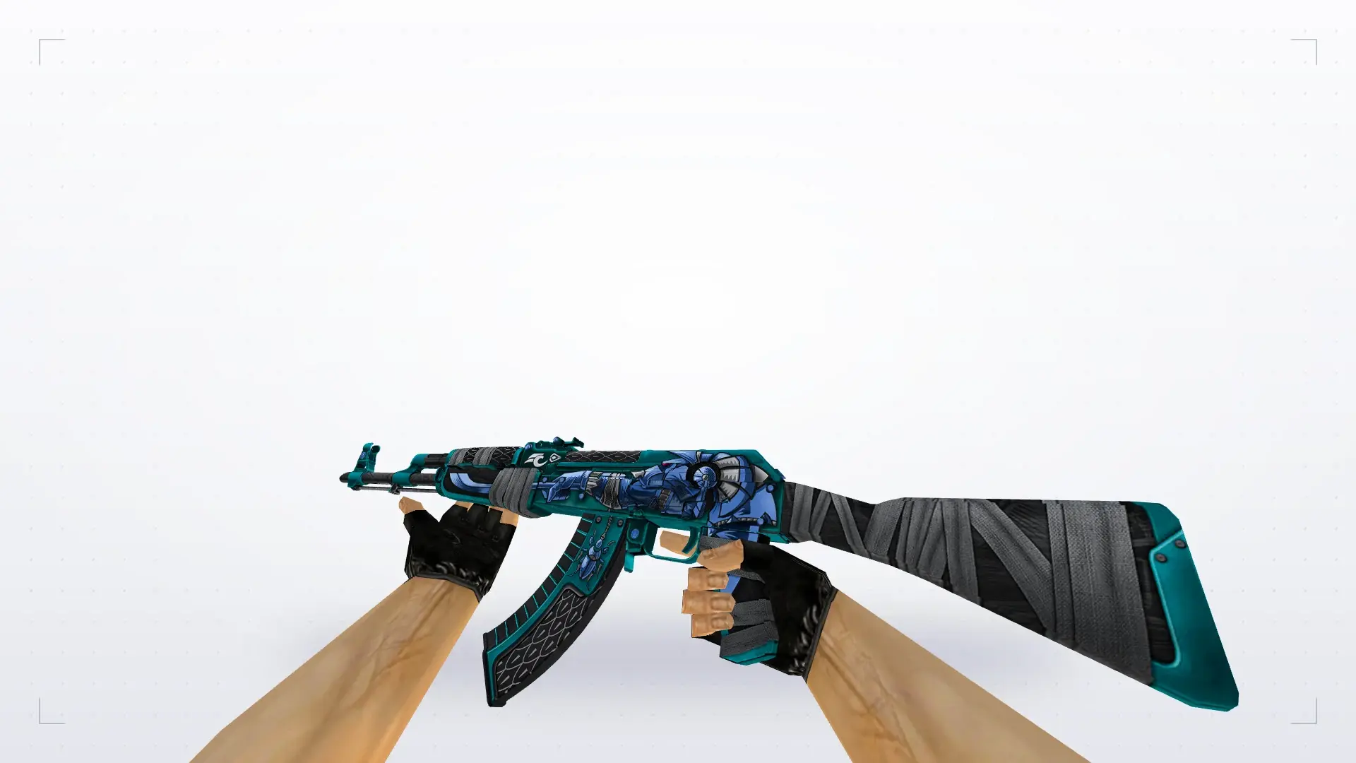 AK-47 Anubis Blue — first person