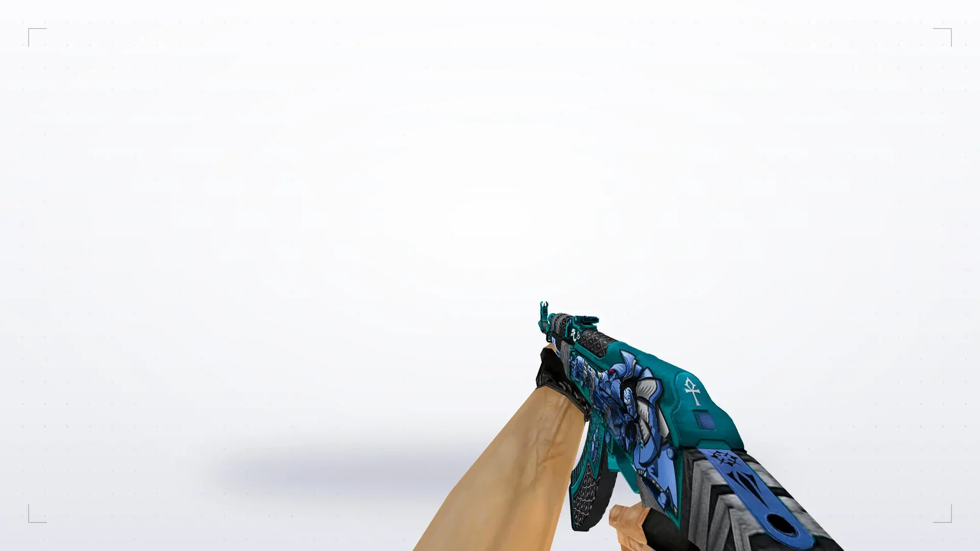 AK-47 Anubis Blue — first person