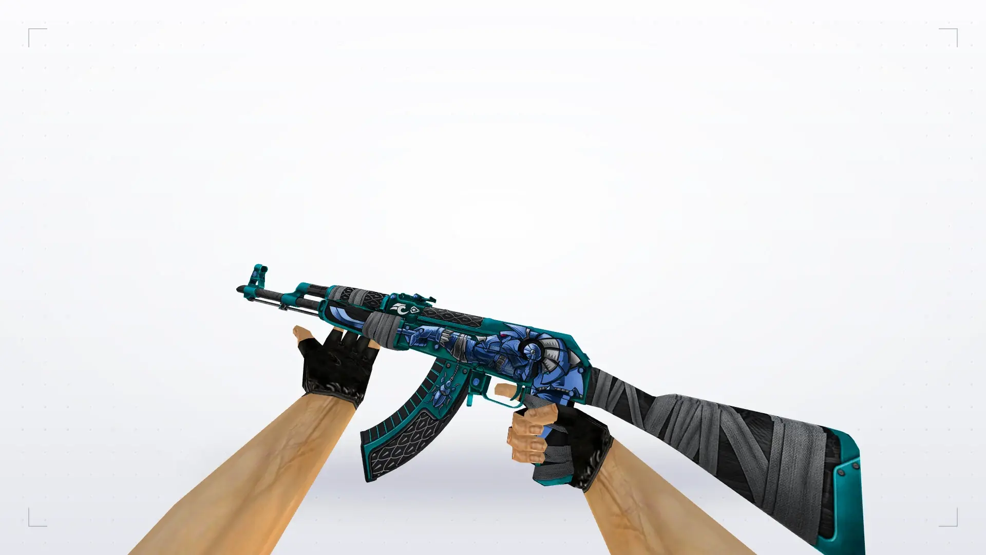 AK-47 Anubis Blue — first person