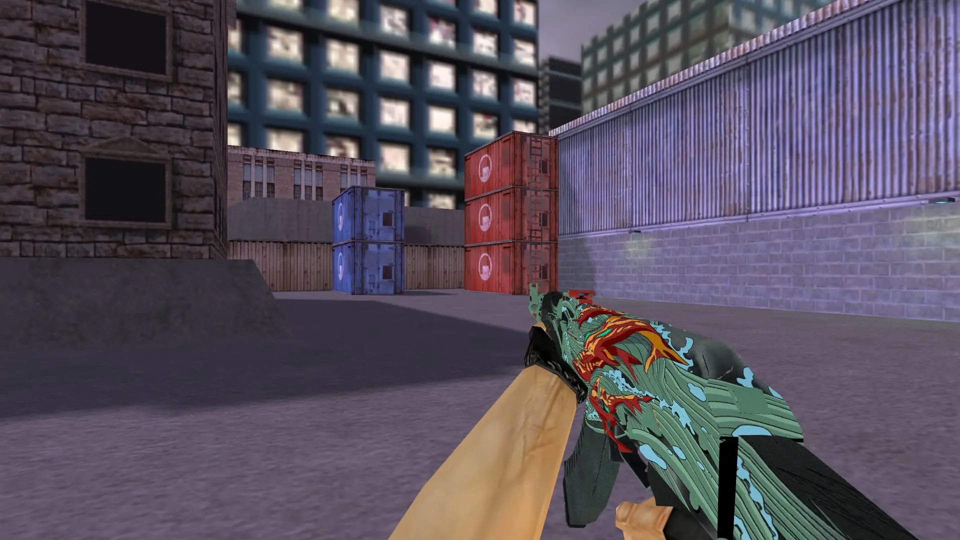 AK-47 | Aquamarine Revenge — cs_assault (first person)
