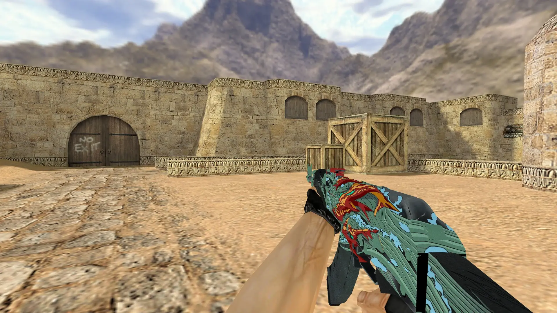 AK-47 | Aquamarine Revenge — de_dust2 (first person)