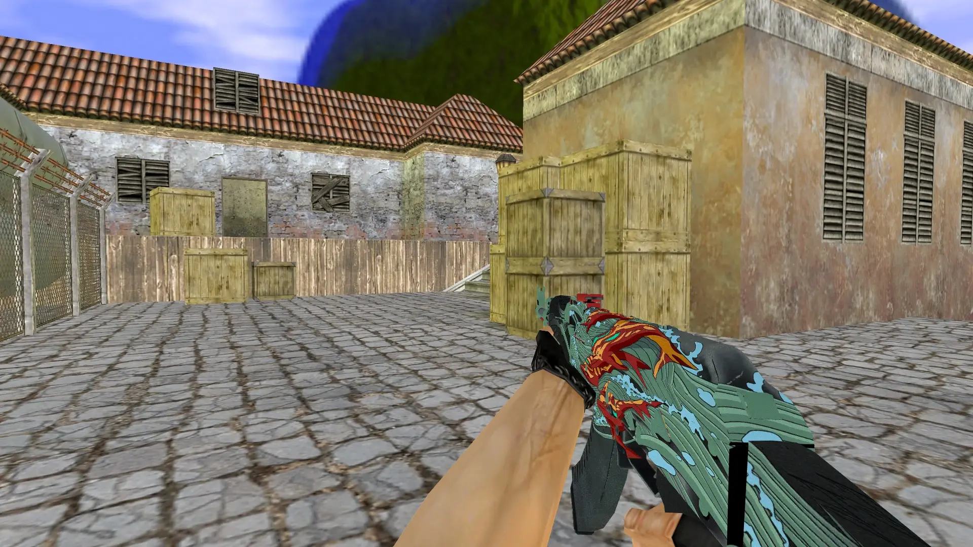 AK-47 | Aquamarine Revenge — de_inferno (first person)