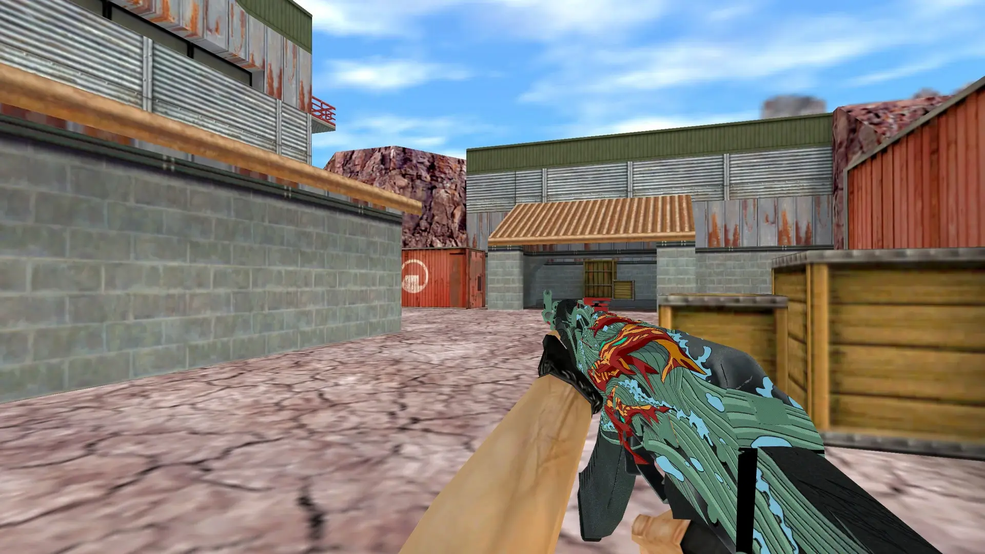 AK-47 | Aquamarine Revenge — de_nuke (first person)