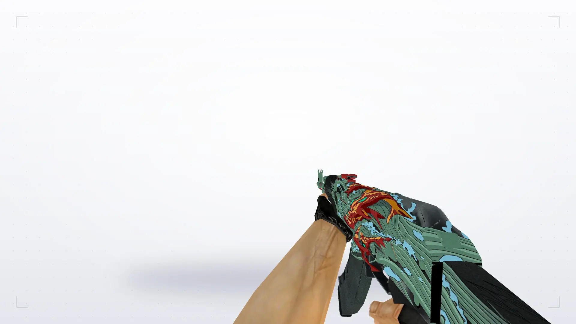 AK-47 | Aquamarine Revenge — first person