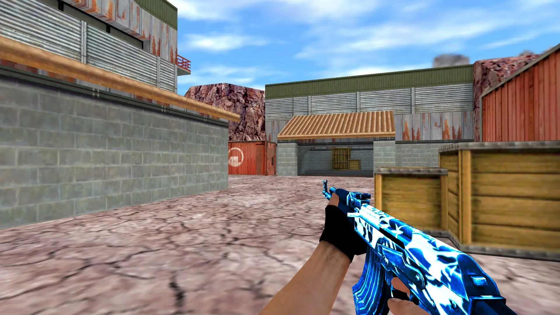 AK-47 Arctic — de_nuke (first person)