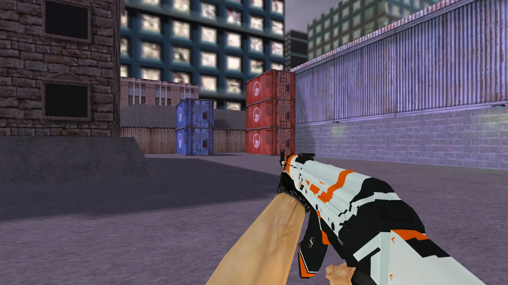 AK-47 | Asiimov — cs_assault (first person)