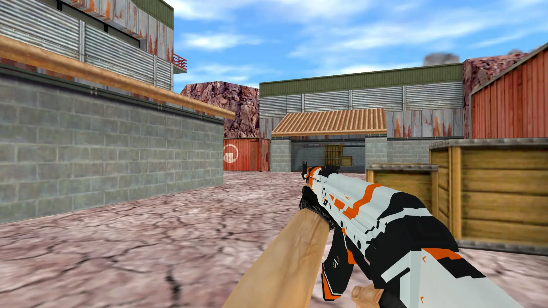 AK-47 | Asiimov — de_nuke (first person)