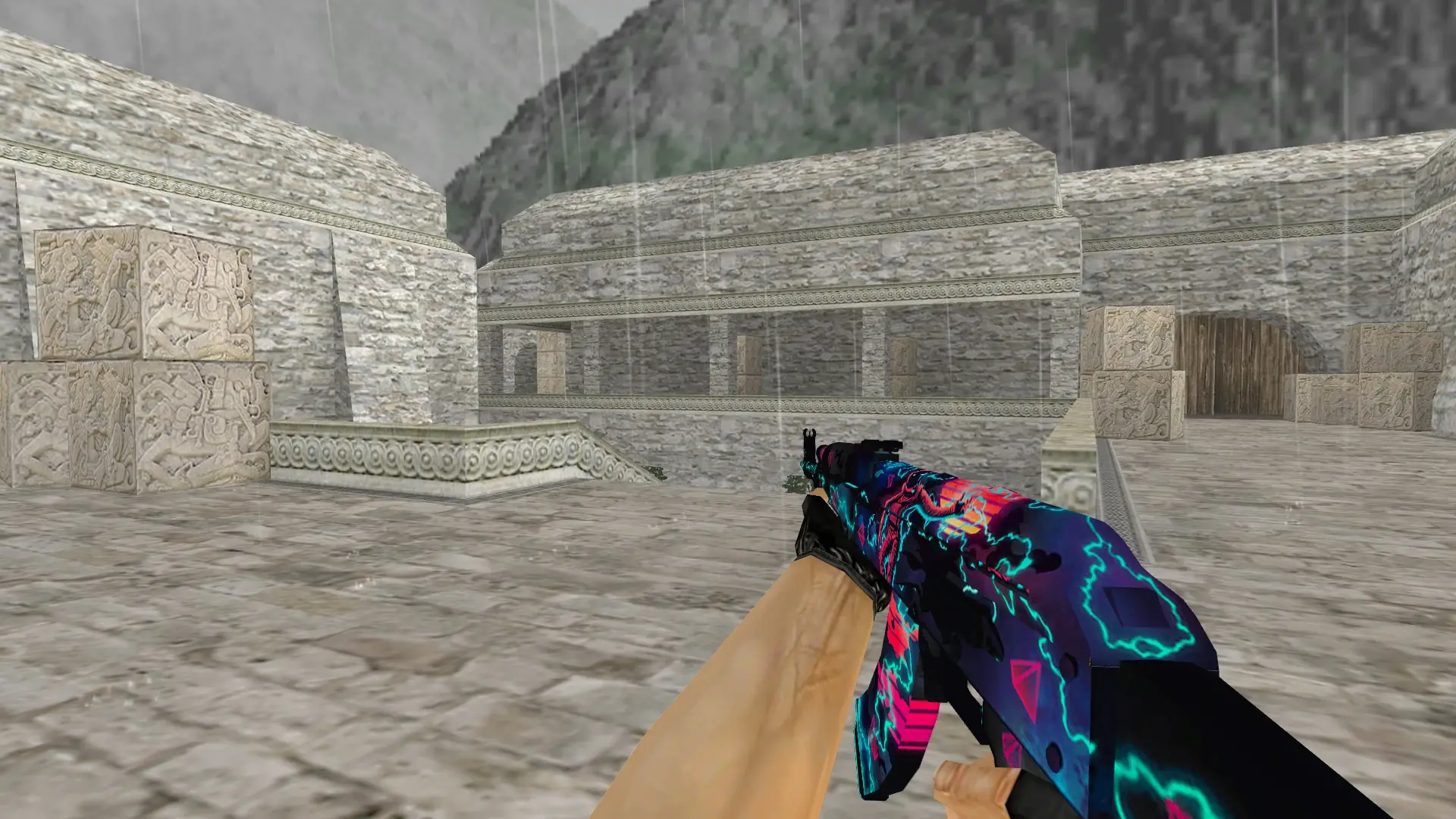AK-47 Astronaut — de_aztec (first person)