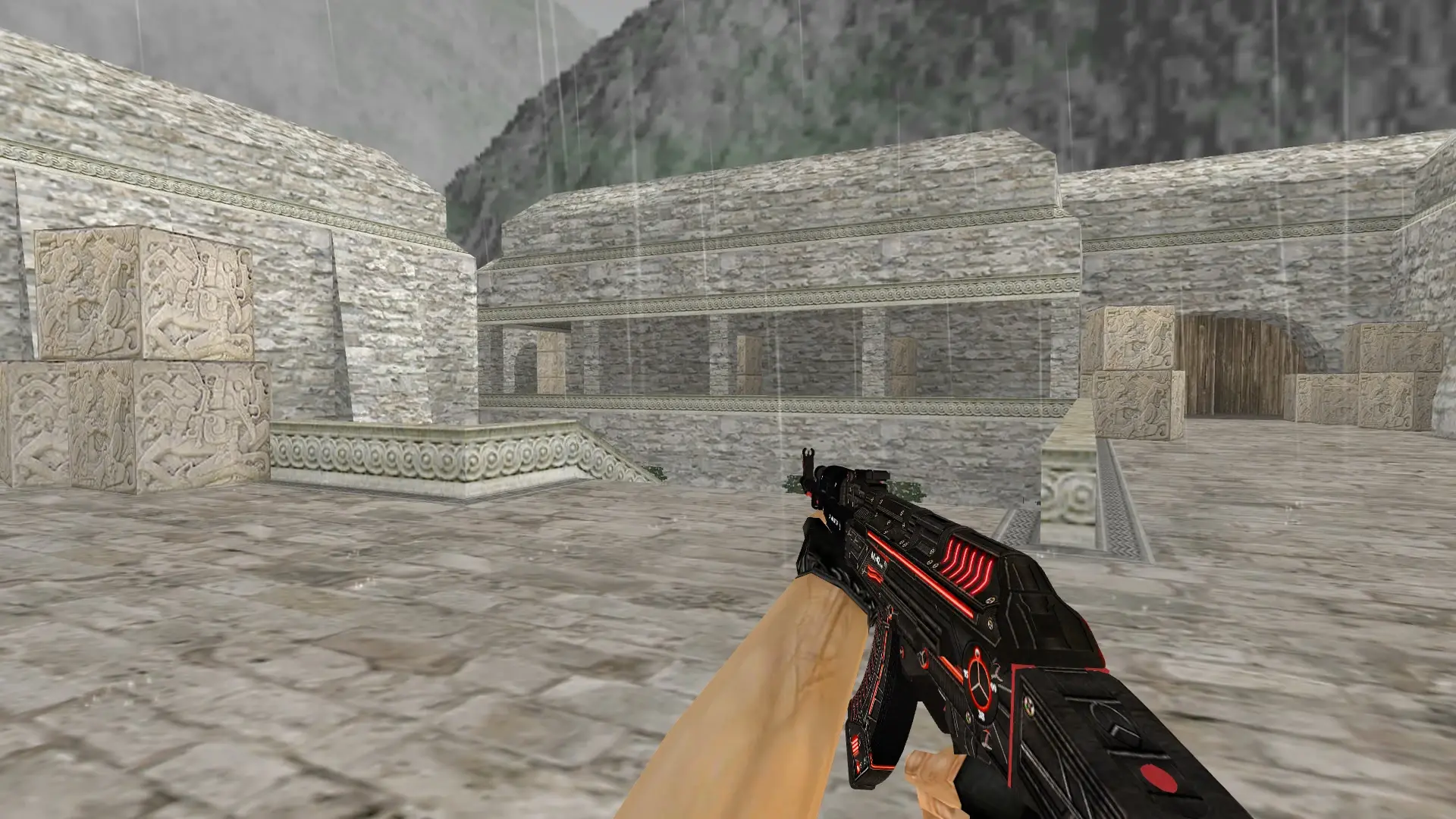 AK-47 Aviator — de_aztec (first person)