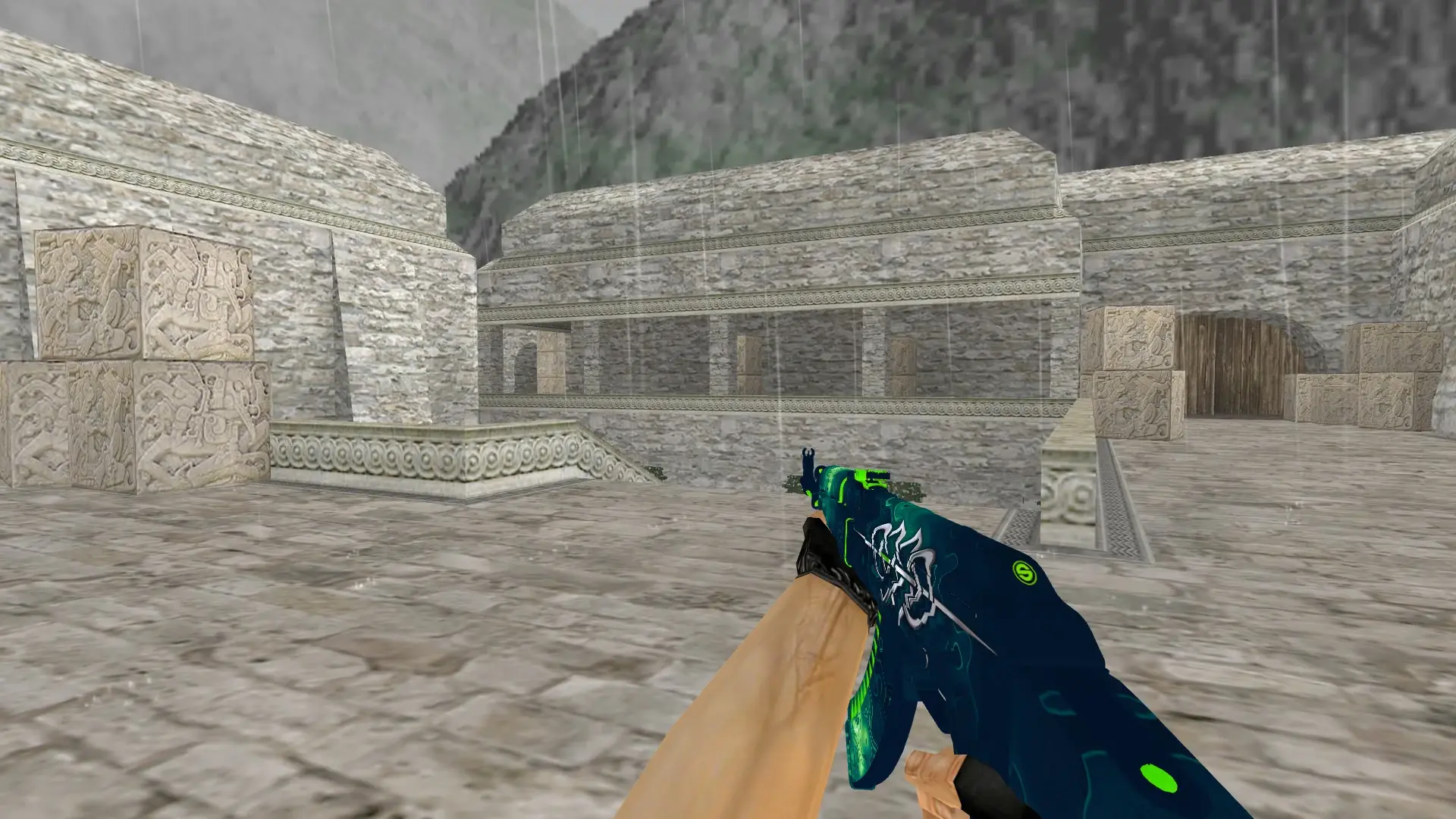 AK-47 Baine Blade — de_aztec (first person)