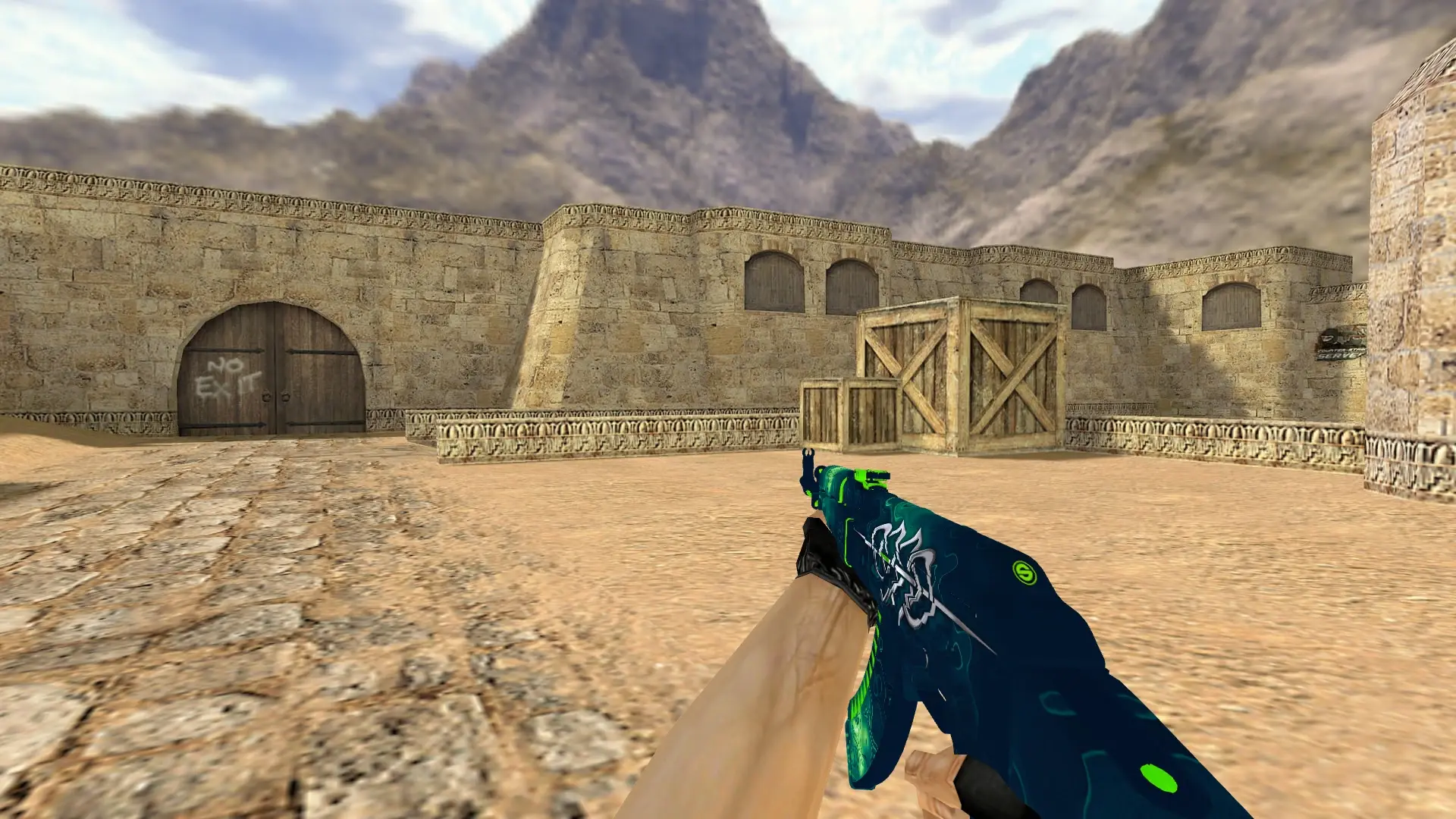 AK-47 Baine Blade — de_dust2 (first person)