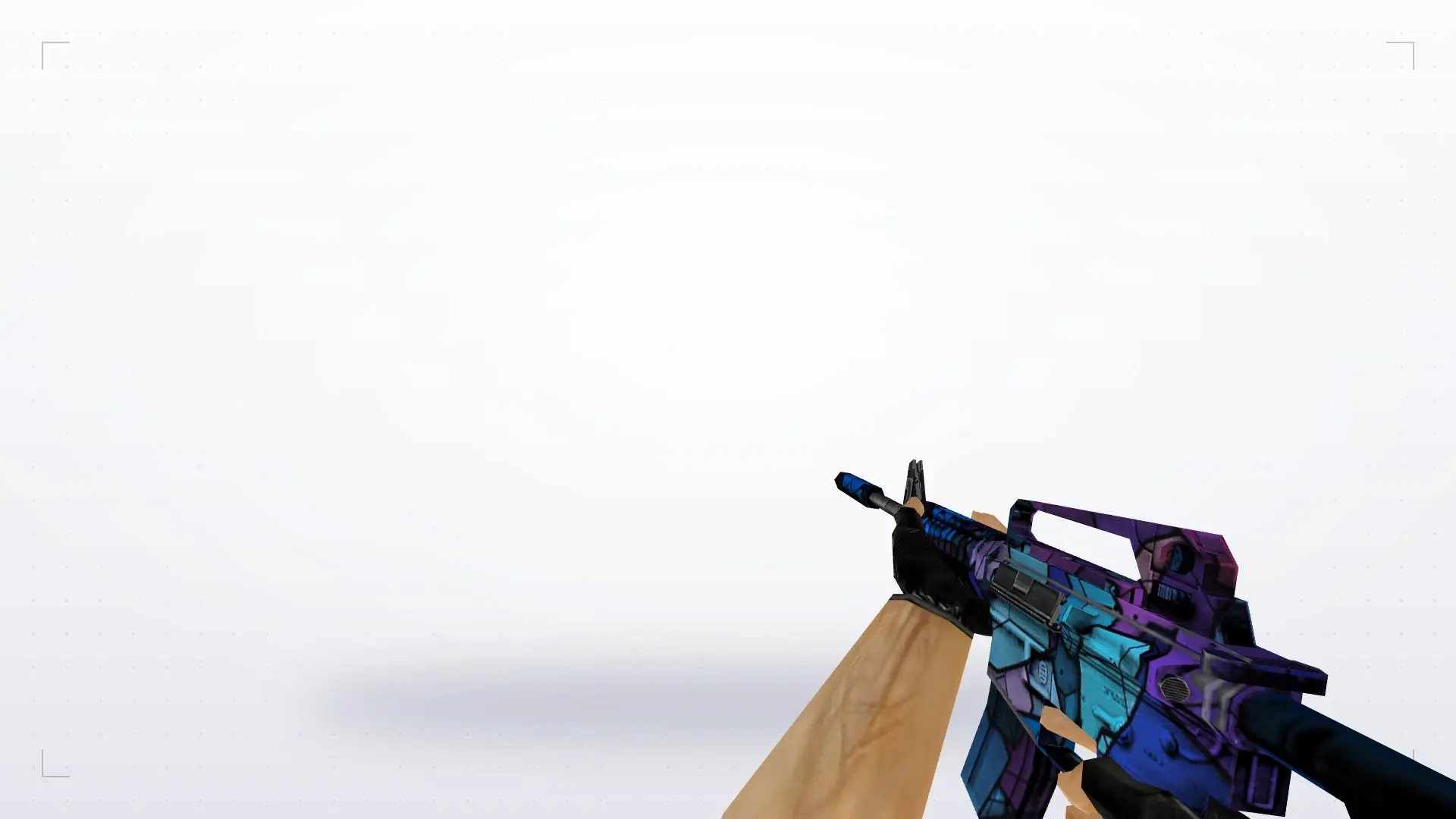 M4A1 Colored — first person