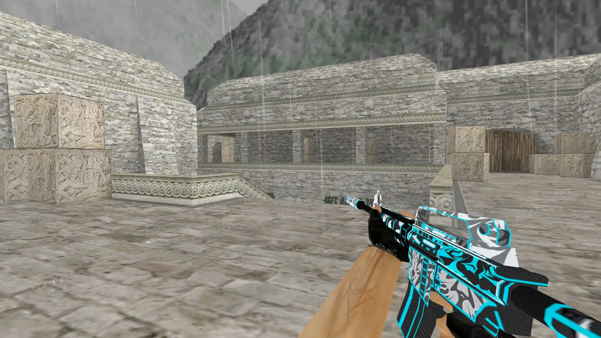 M4A1 | Frontside Misty — de_aztec (first person)