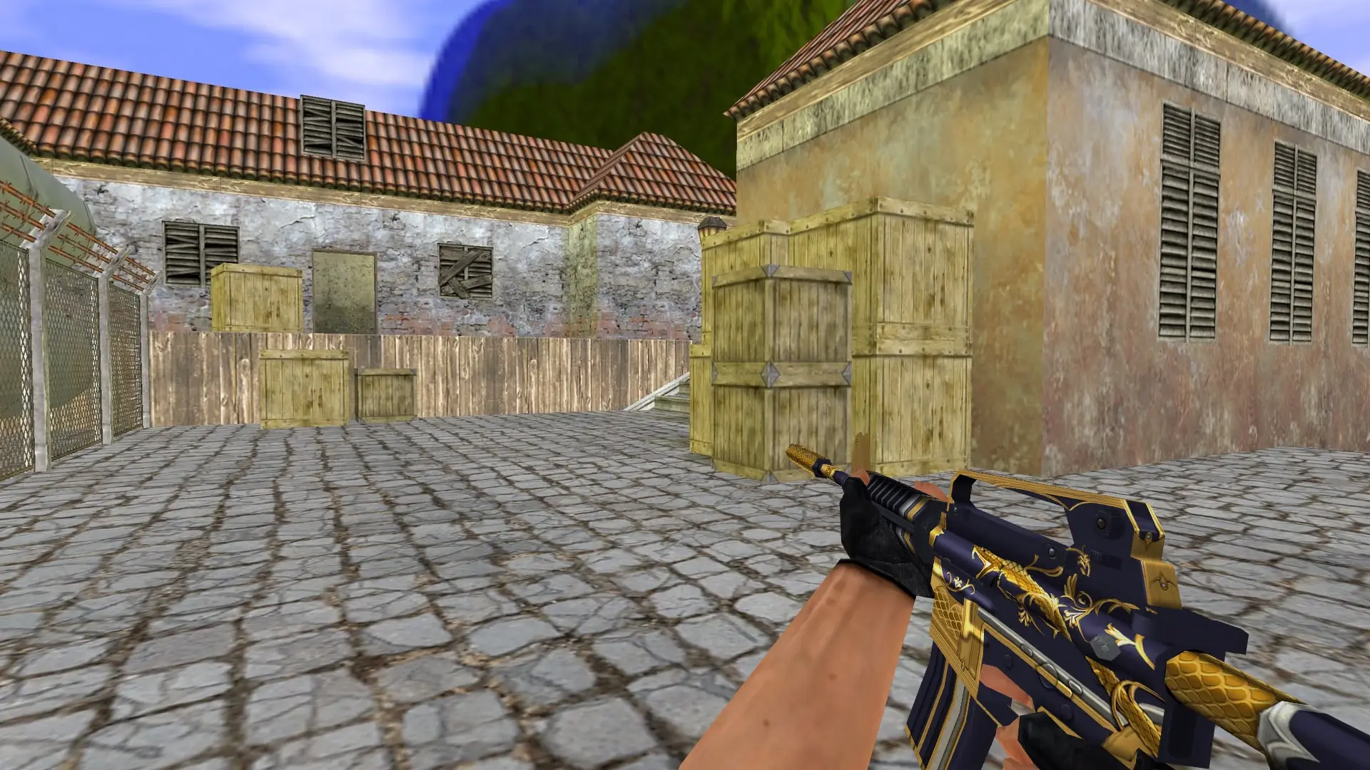 M4A1 | Golden Coil — de_inferno (first person)