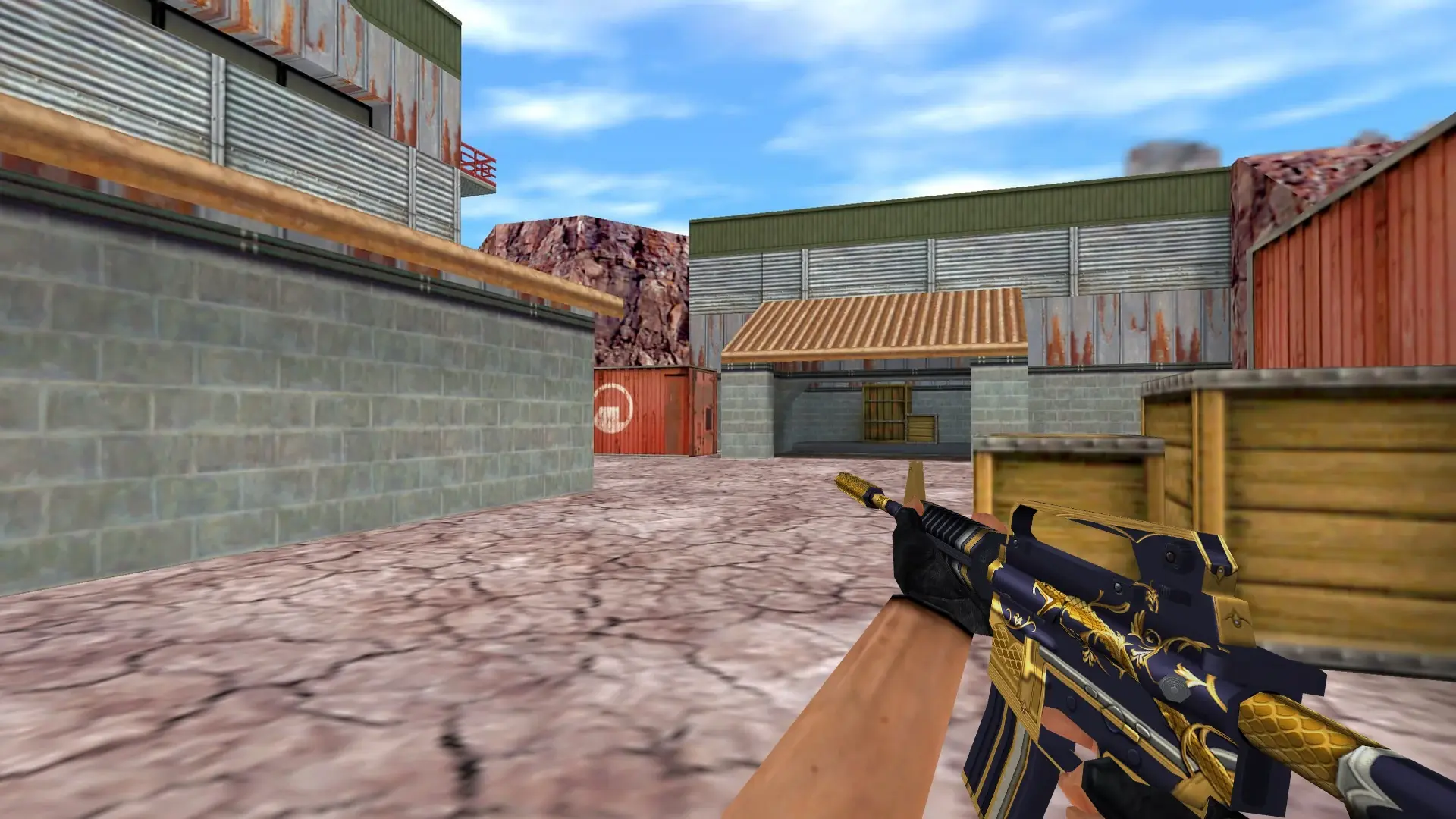 M4A1 | Golden Coil — de_nuke (first person)