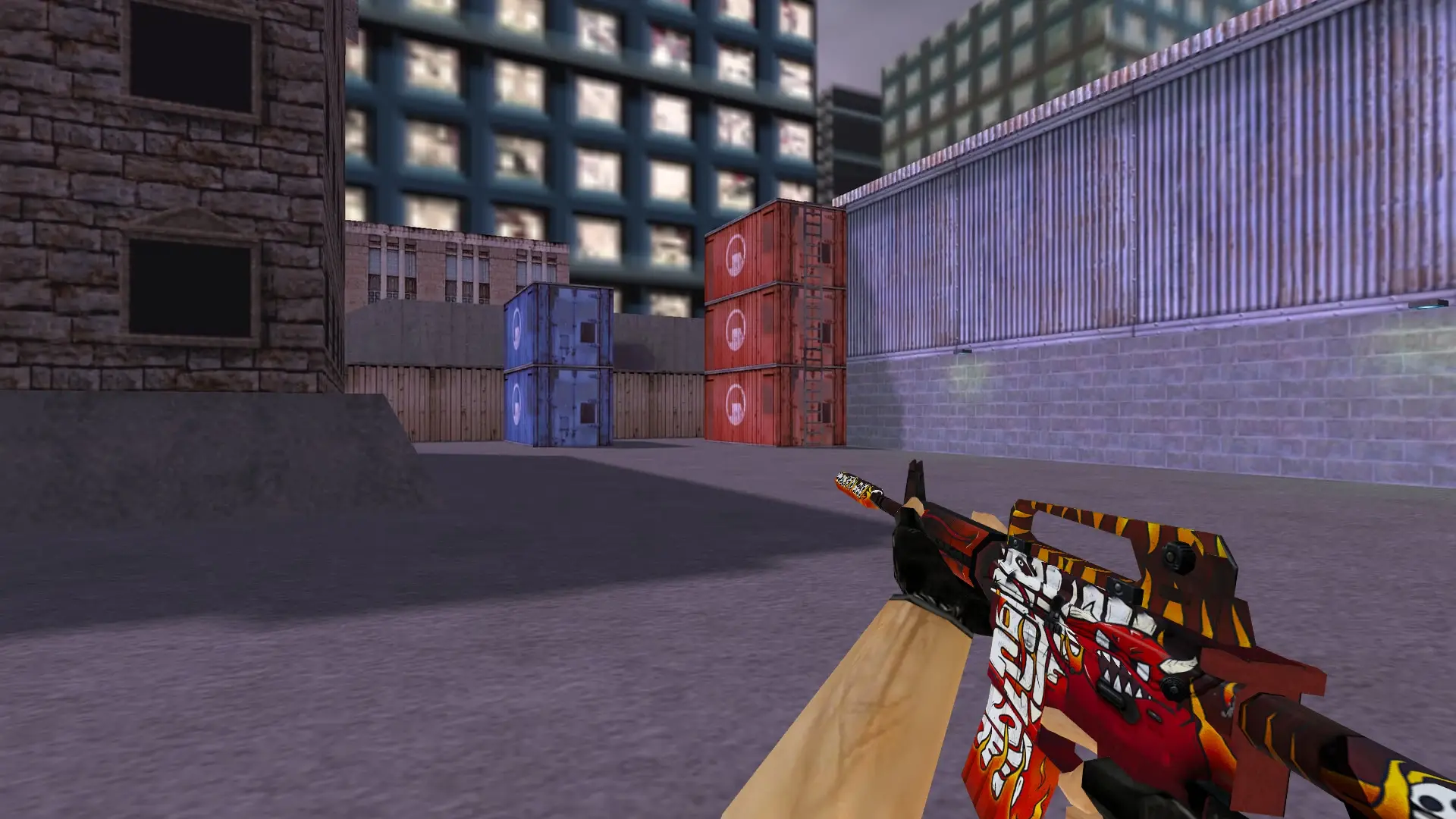 M4A1 | Hellfire — cs_assault (first person)