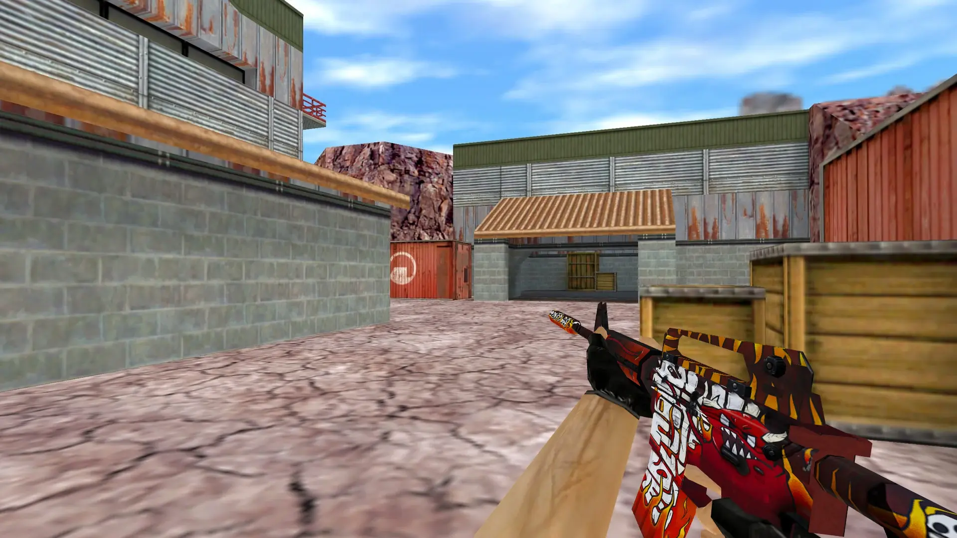 M4A1 | Hellfire — de_nuke (first person)