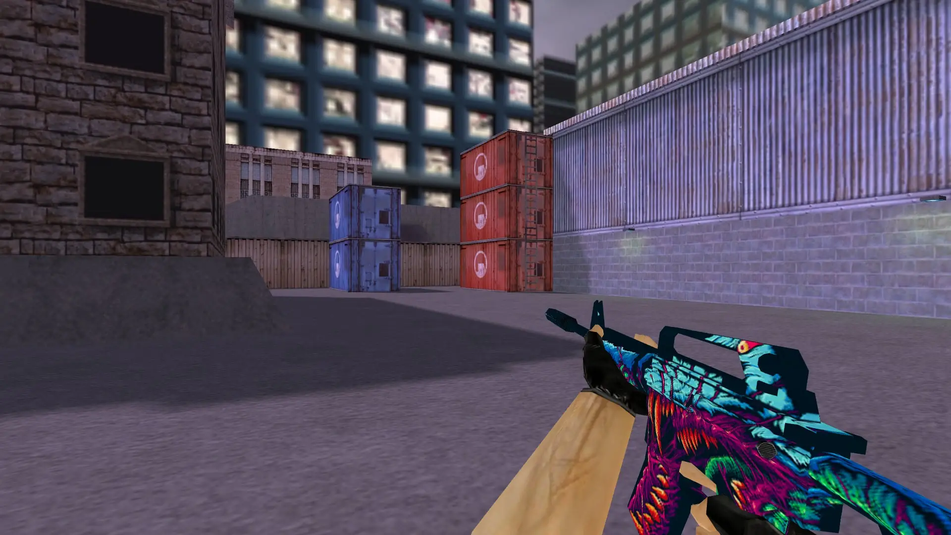 M4A1 | Hyper Beast — cs_assault (first person)