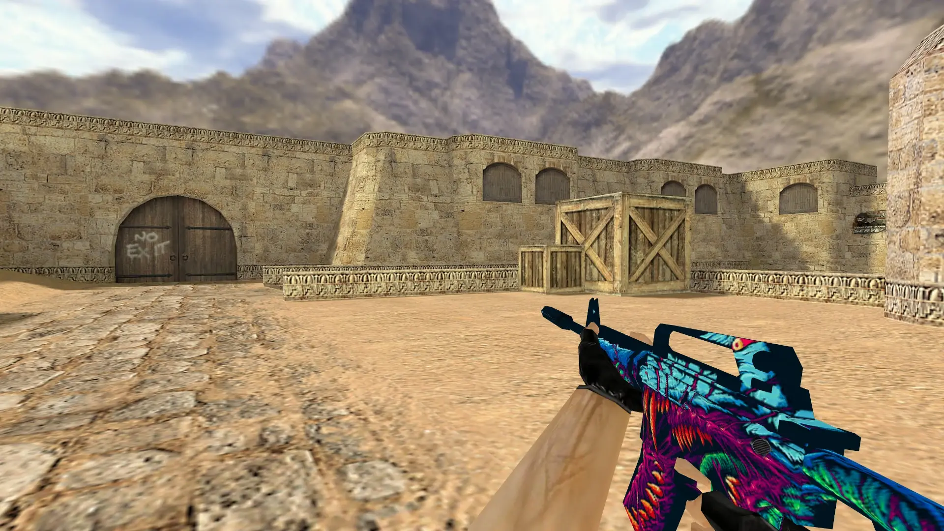 M4A1 | Hyper Beast — de_dust2 (first person)
