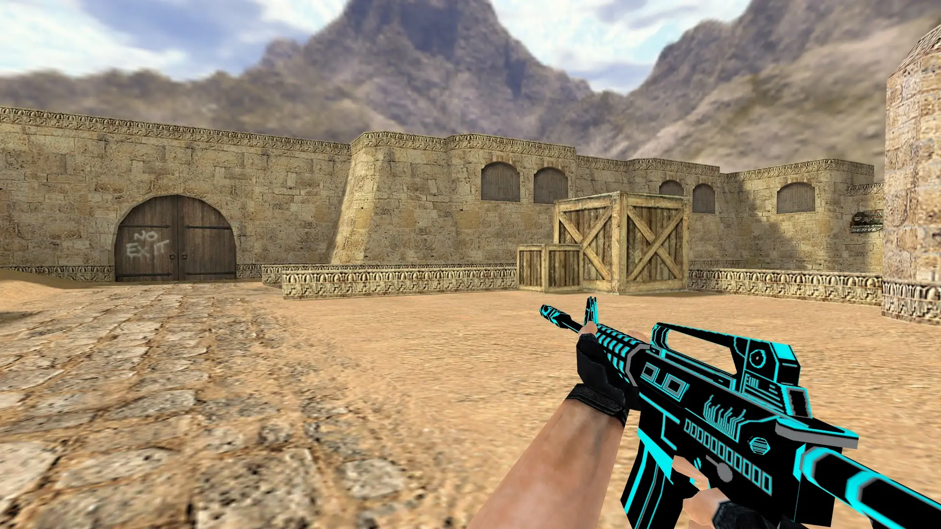 M4A1 Music Arts — de_dust2 (first person)