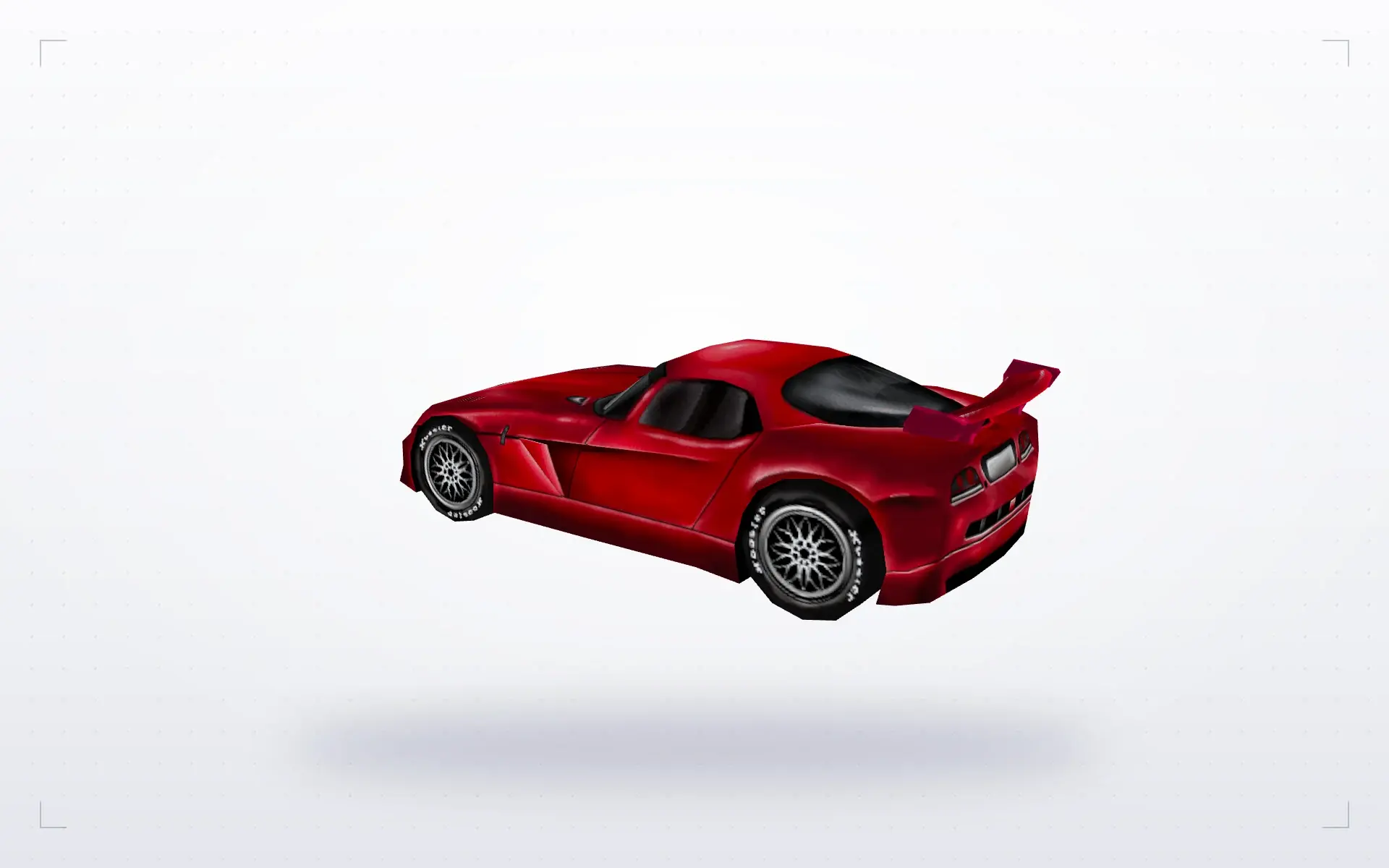 Red Dodge Viper — preview 1