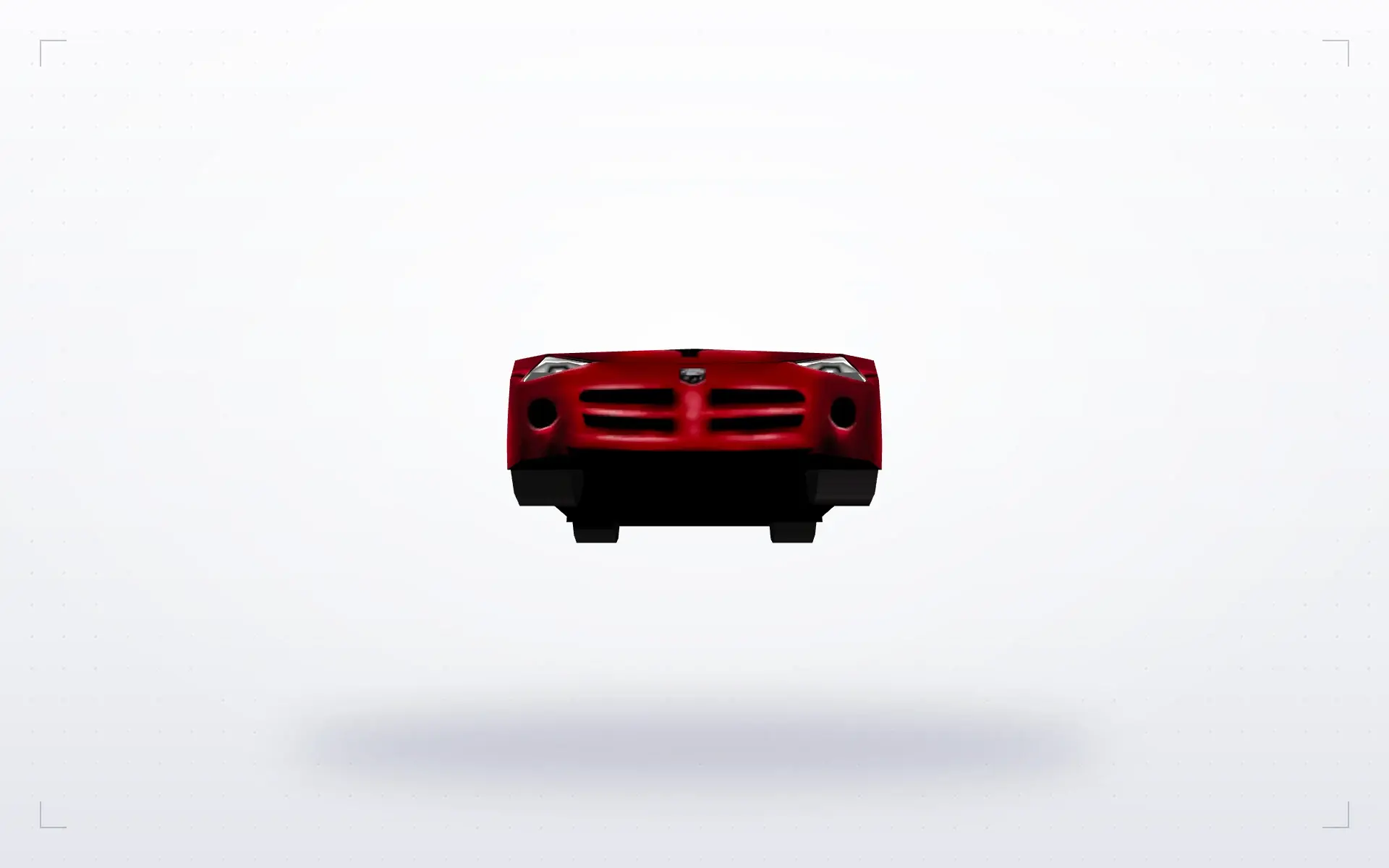 Red Dodge Viper — preview 3