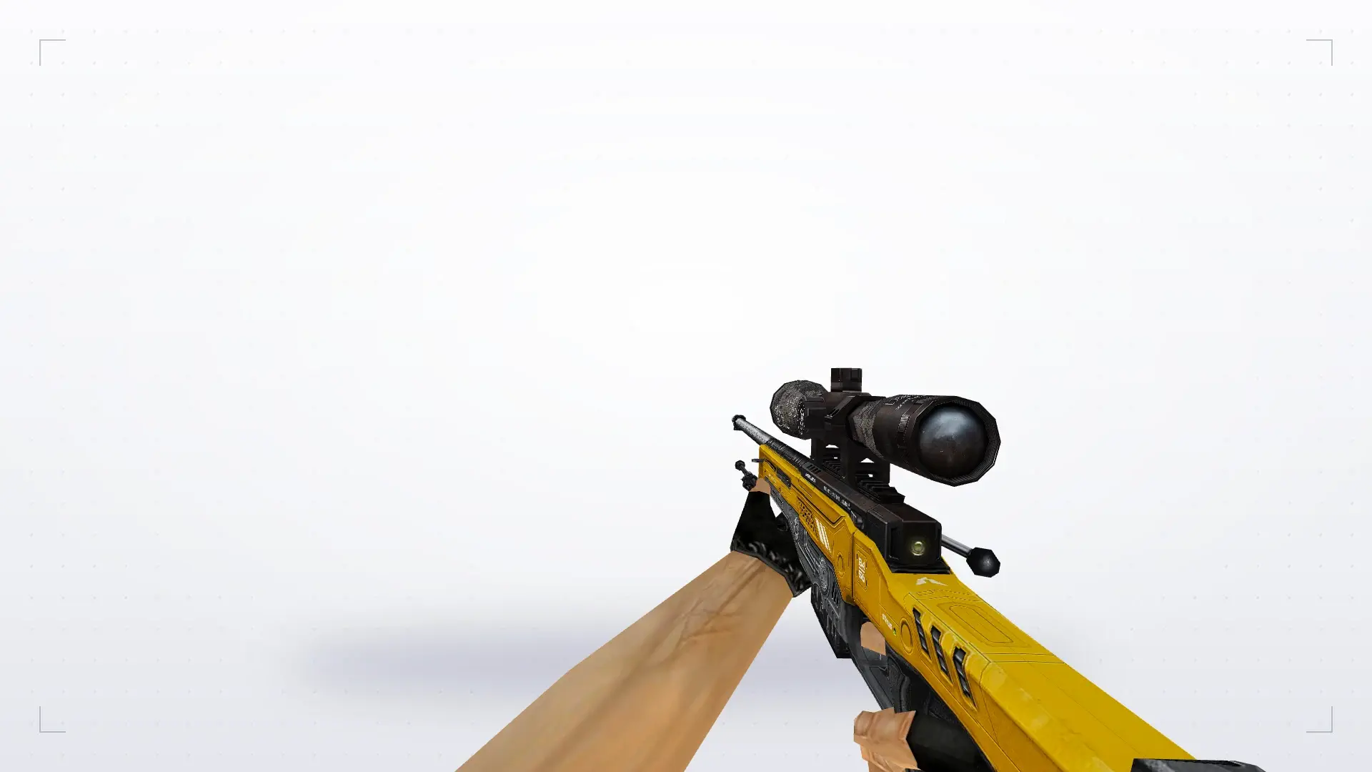 AWP Annihilator Yellow — first person