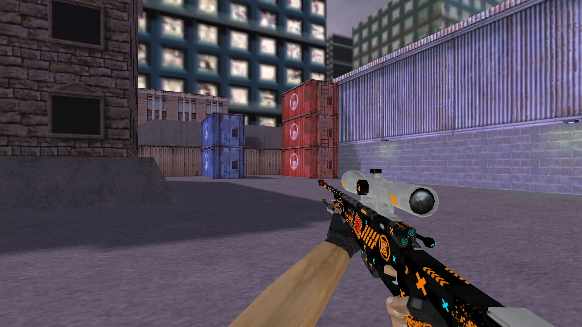 AWP AWM — cs_assault (first person)