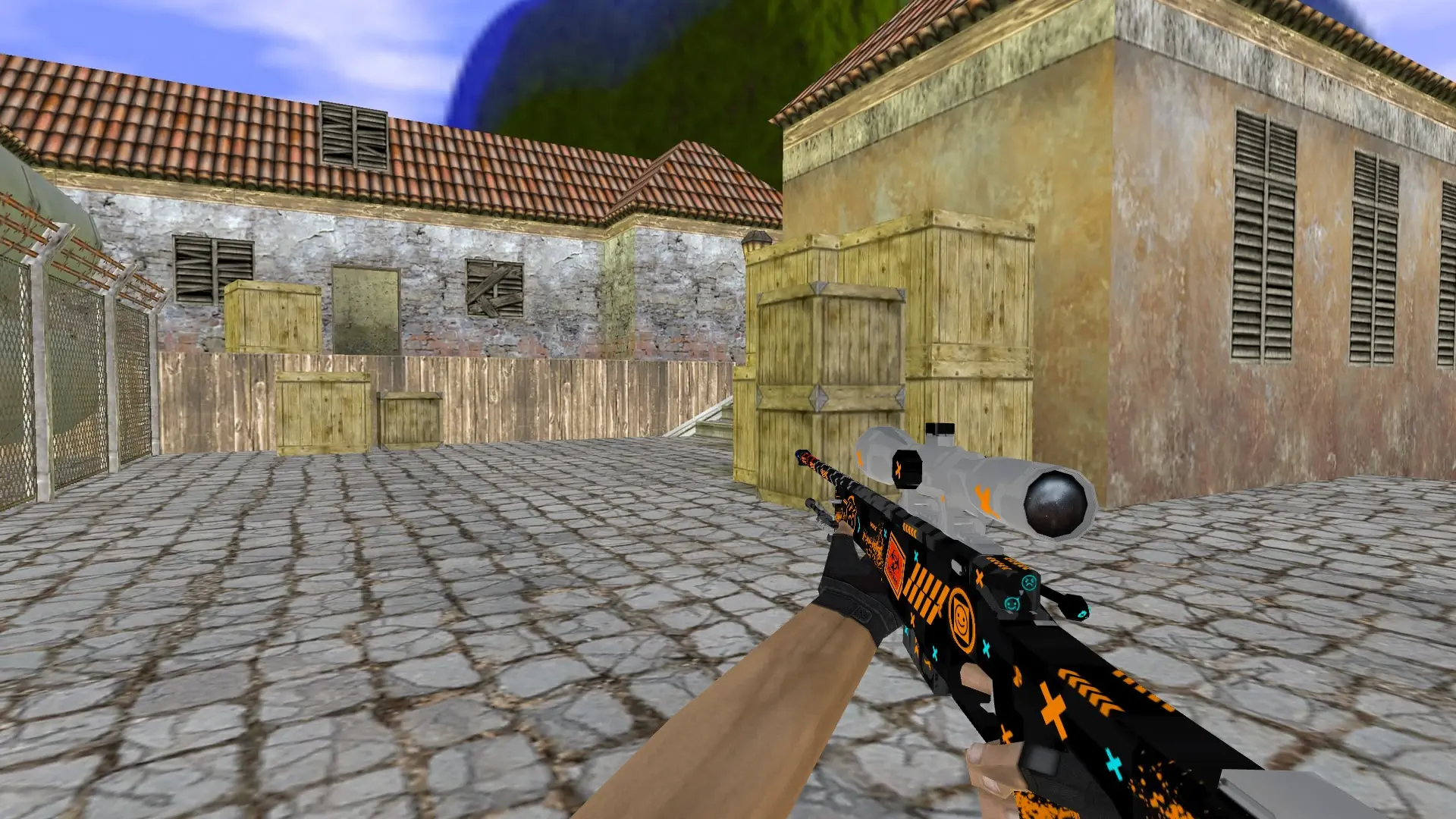 AWP AWM — de_inferno (first person)