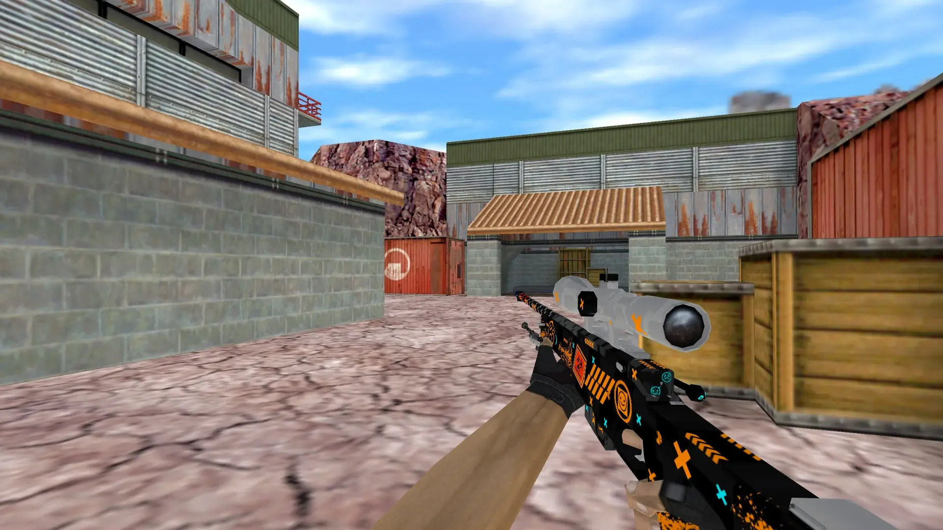 AWP AWM — de_nuke (first person)
