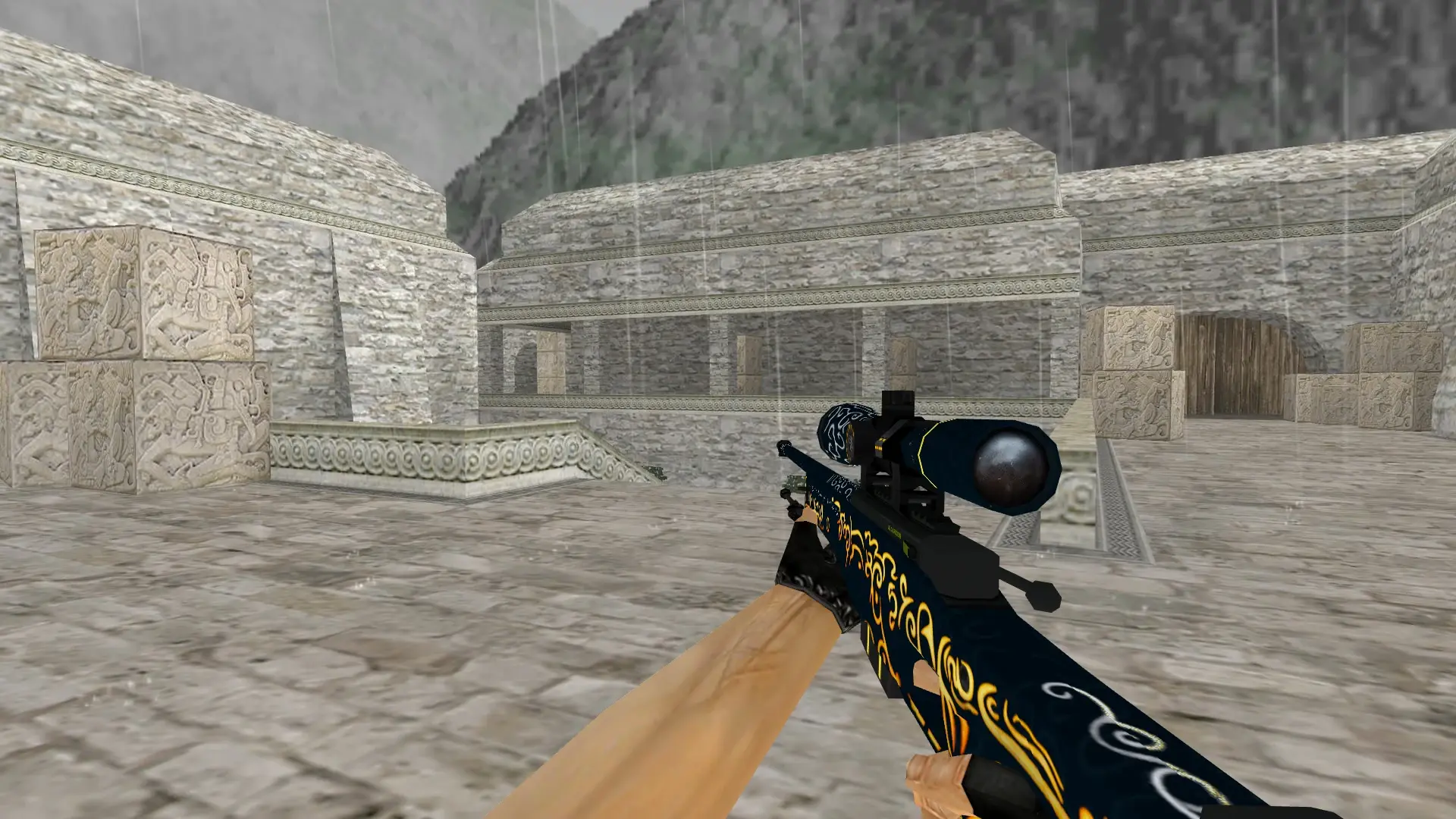 AWP Babylon — de_aztec (first person)