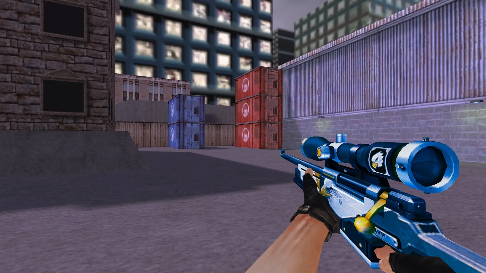 AWP Bercut — cs_assault (first person)