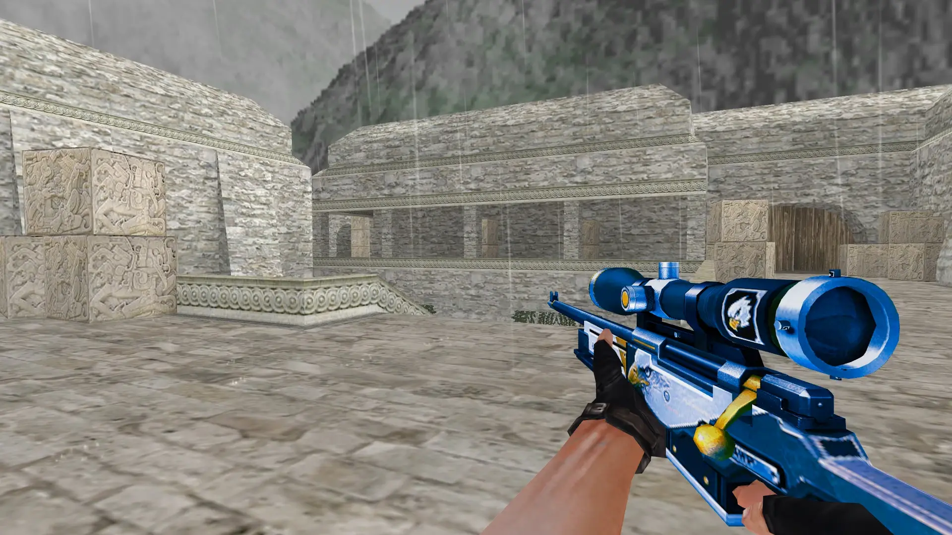 AWP Bercut — de_aztec (first person)