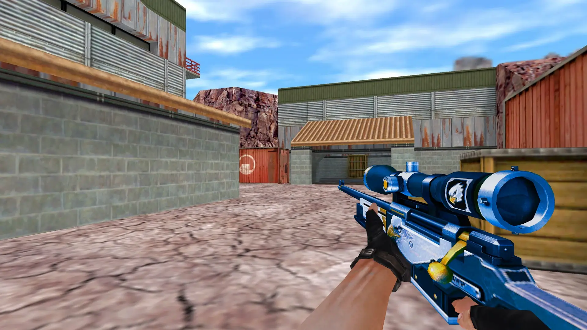 AWP Bercut — de_nuke (first person)