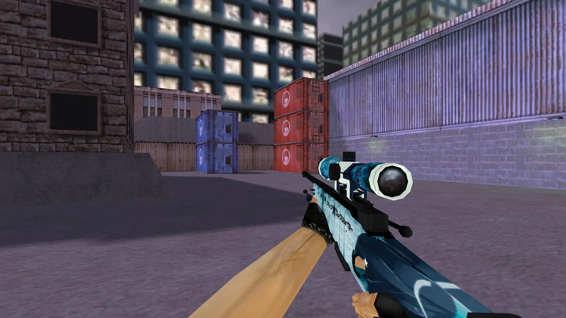 AWP Black Rock — cs_assault (first person)