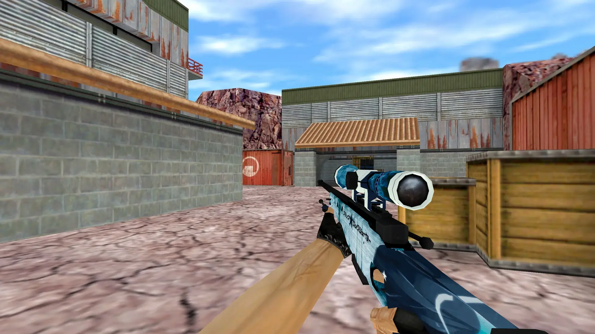 AWP Black Rock — de_nuke (first person)