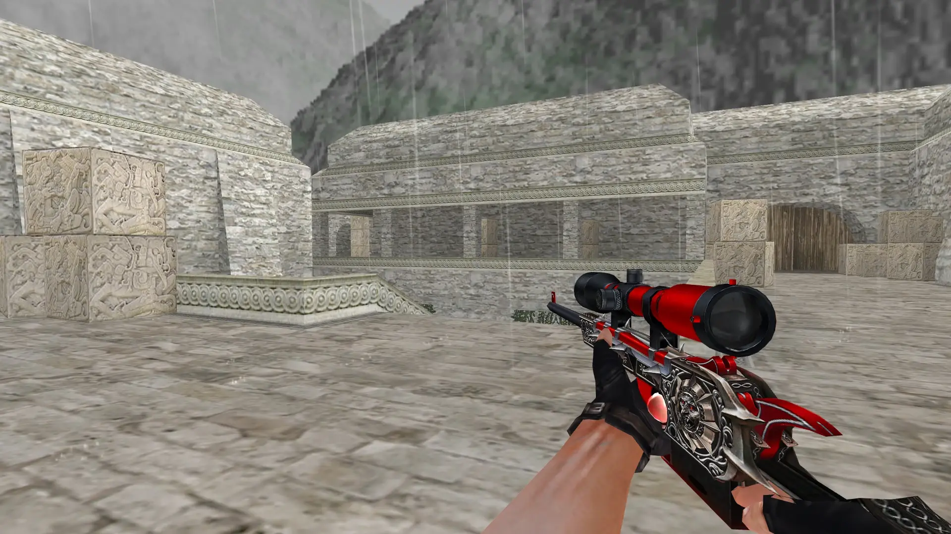 AWP Blood Hunter — de_aztec (first person)
