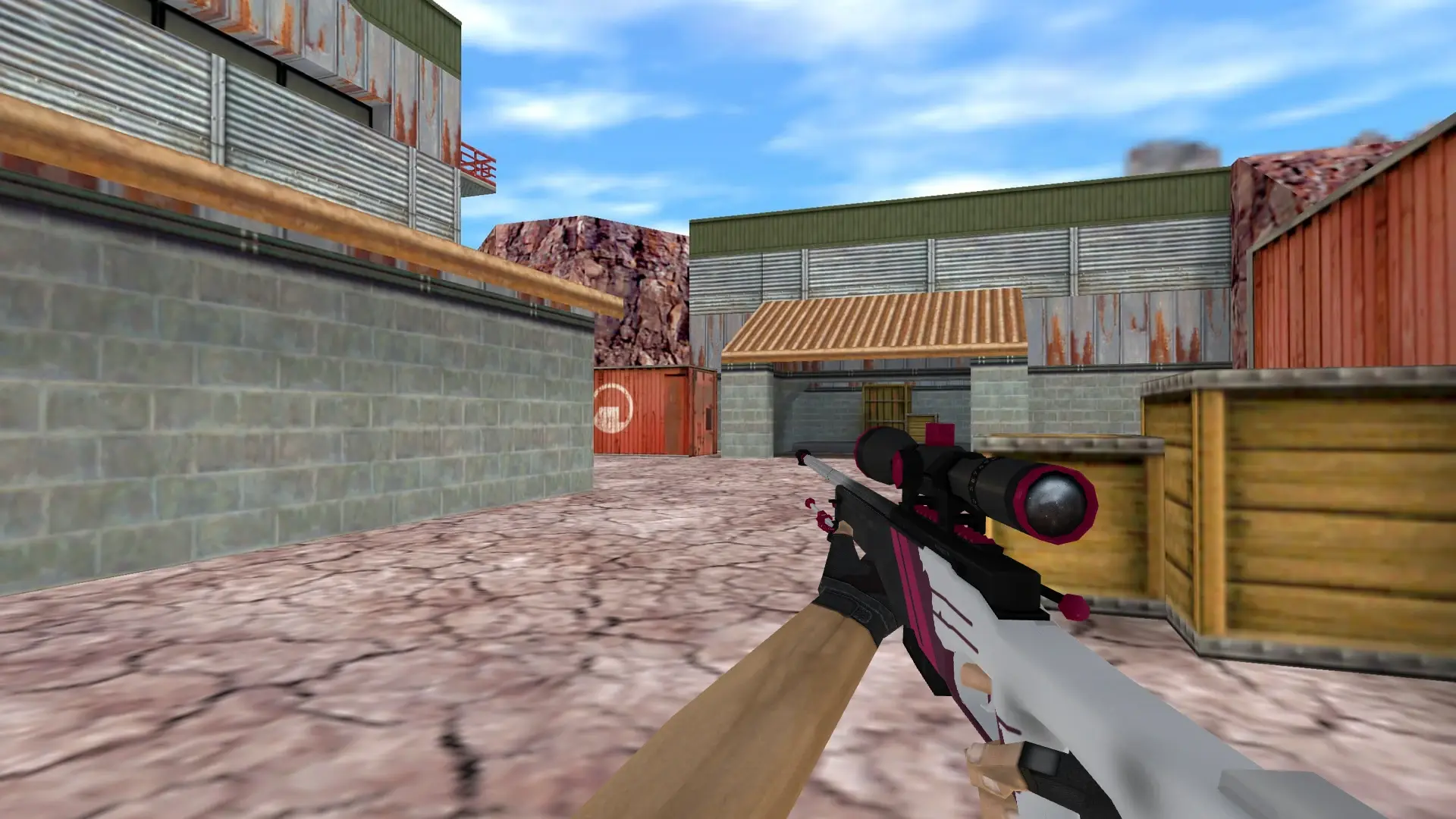 AWP Bloody Pink — de_nuke (first person)