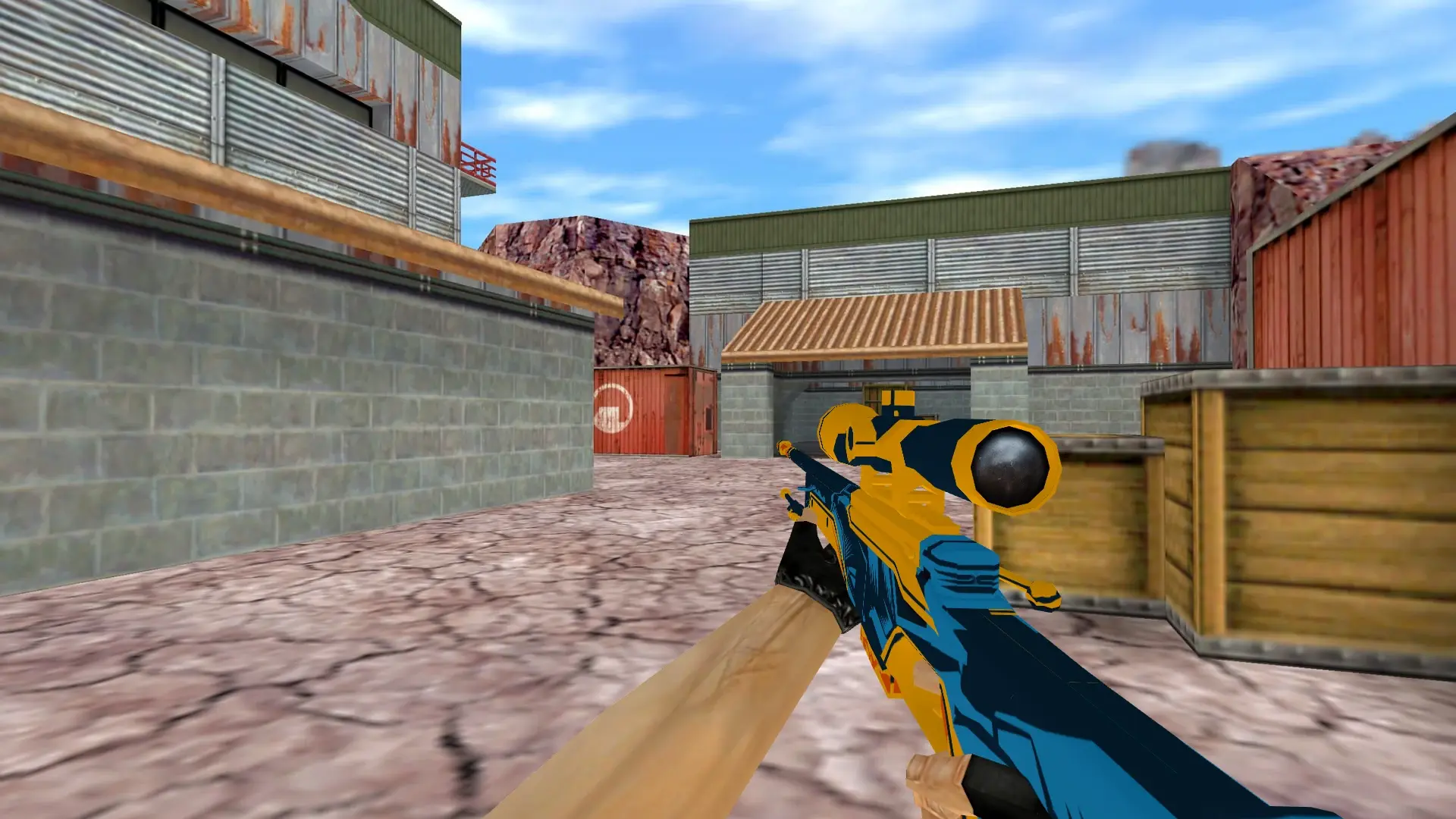 AWP Blue Angel — de_nuke (first person)