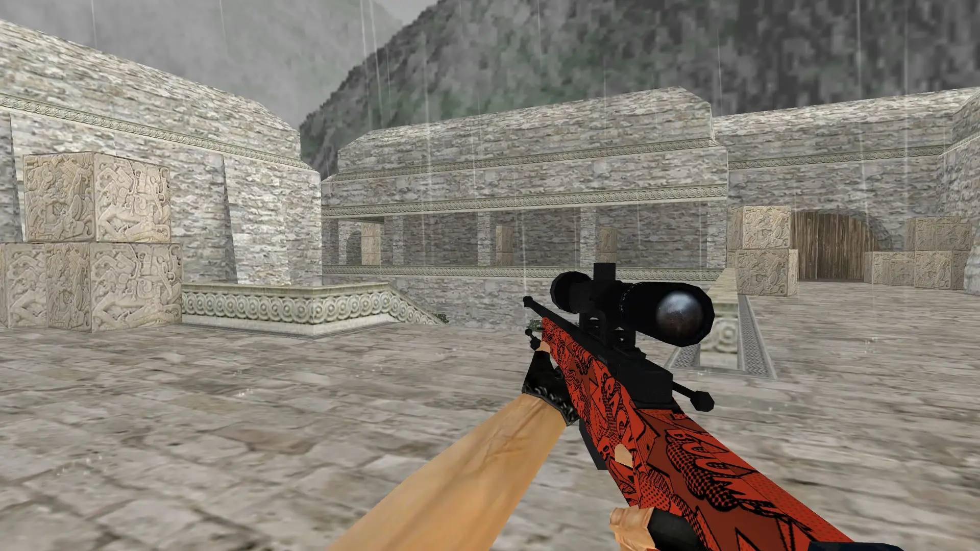 AWP Boom — de_aztec (first person)