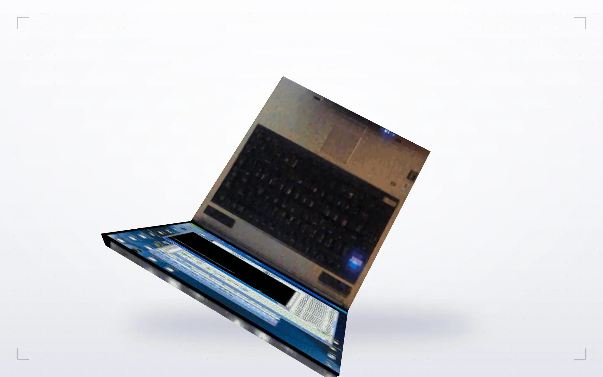 Laptop for Defusal Kit — top view