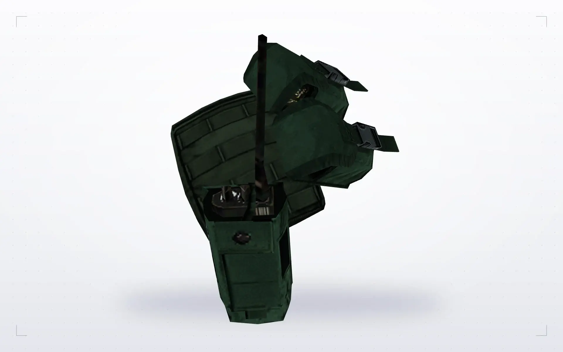 Green Thighpack — top view