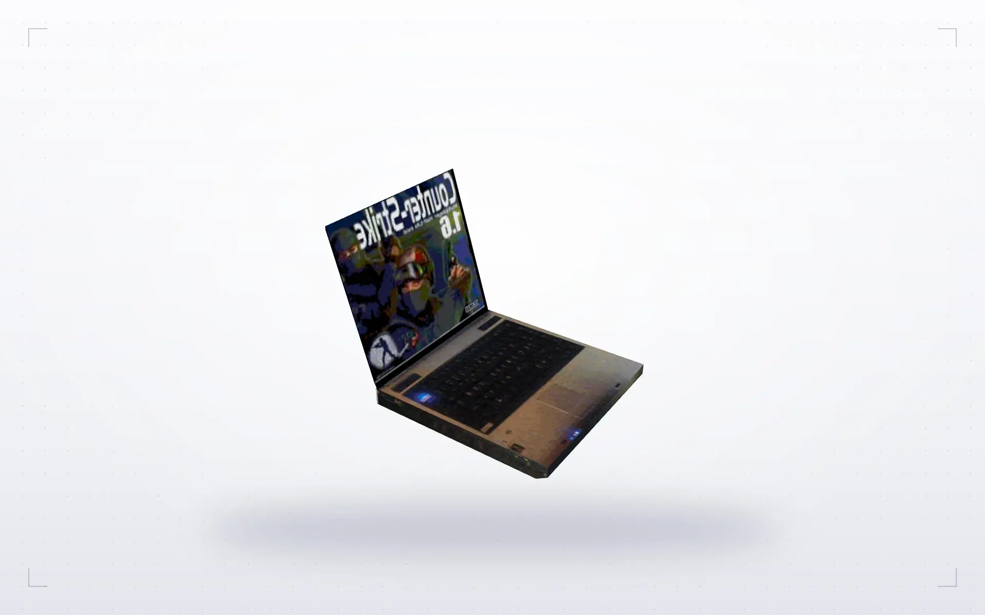 Laptop with Biohazard Lid — preview 2