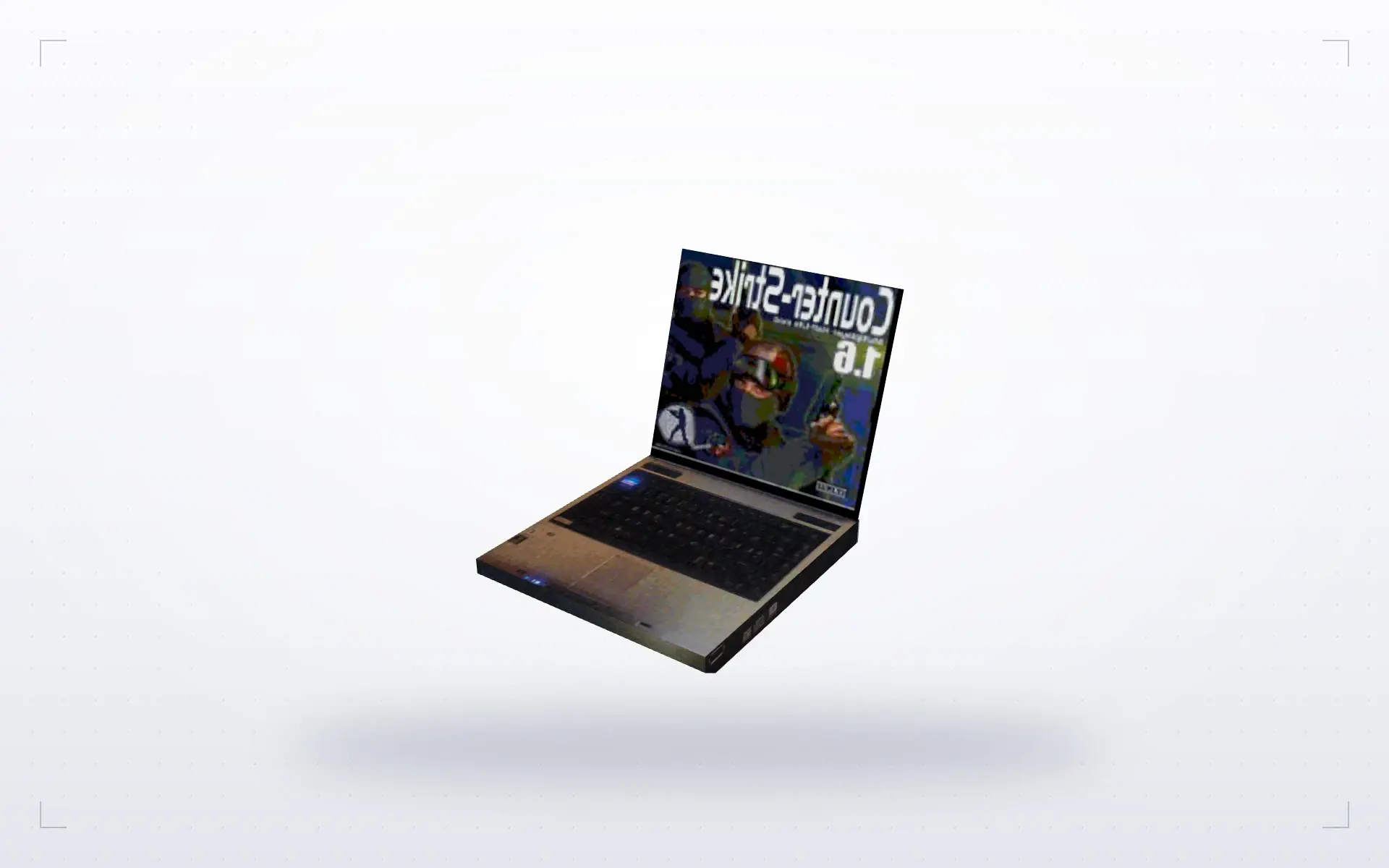 Laptop with Biohazard Lid — preview 3