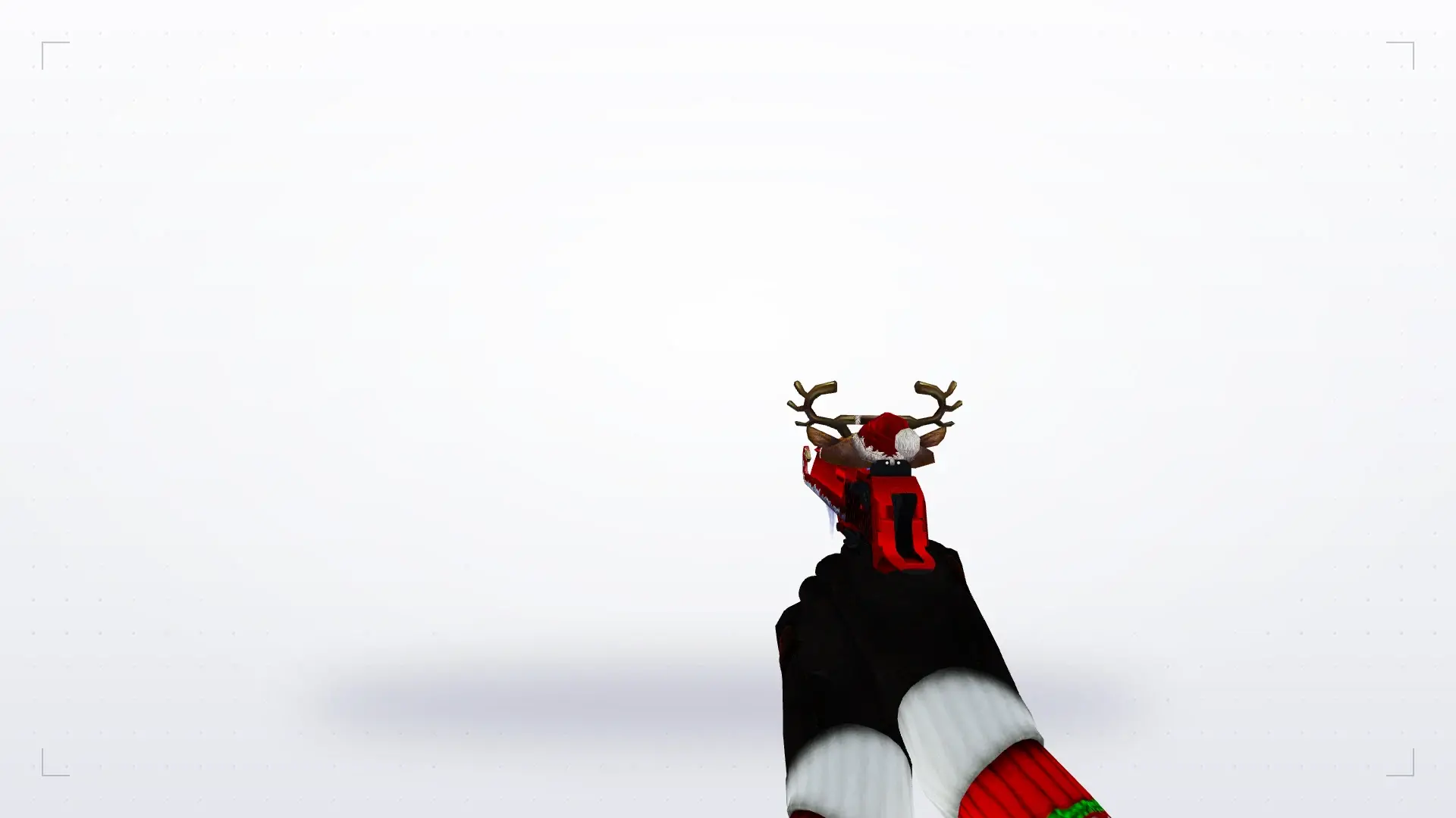Christmas Desert Eagle — first person